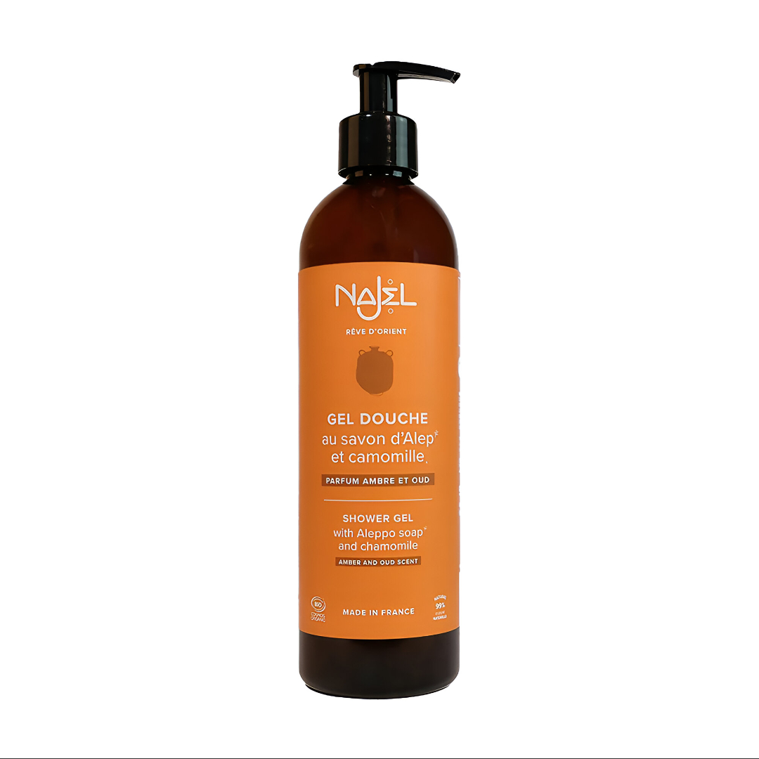 Гель для душу Najel Aleppo Soap Shower Gel з амброю та удом, 500 мл