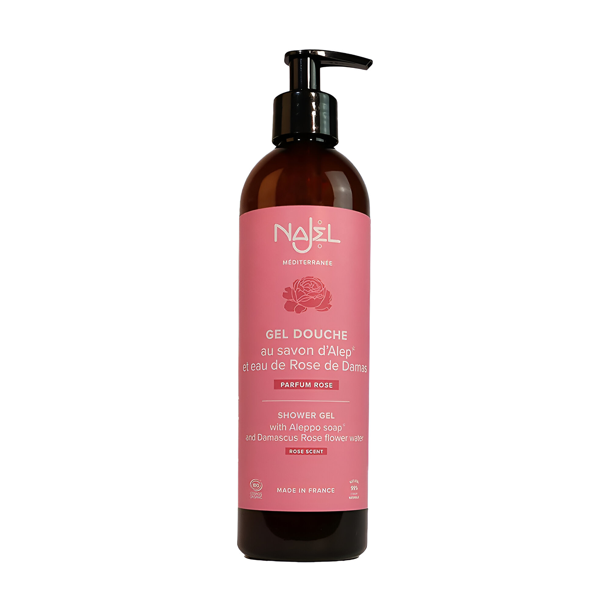 Гель для душу Najel Aleppo Soap Shower Gel з дамаською трояндою, 500 мл