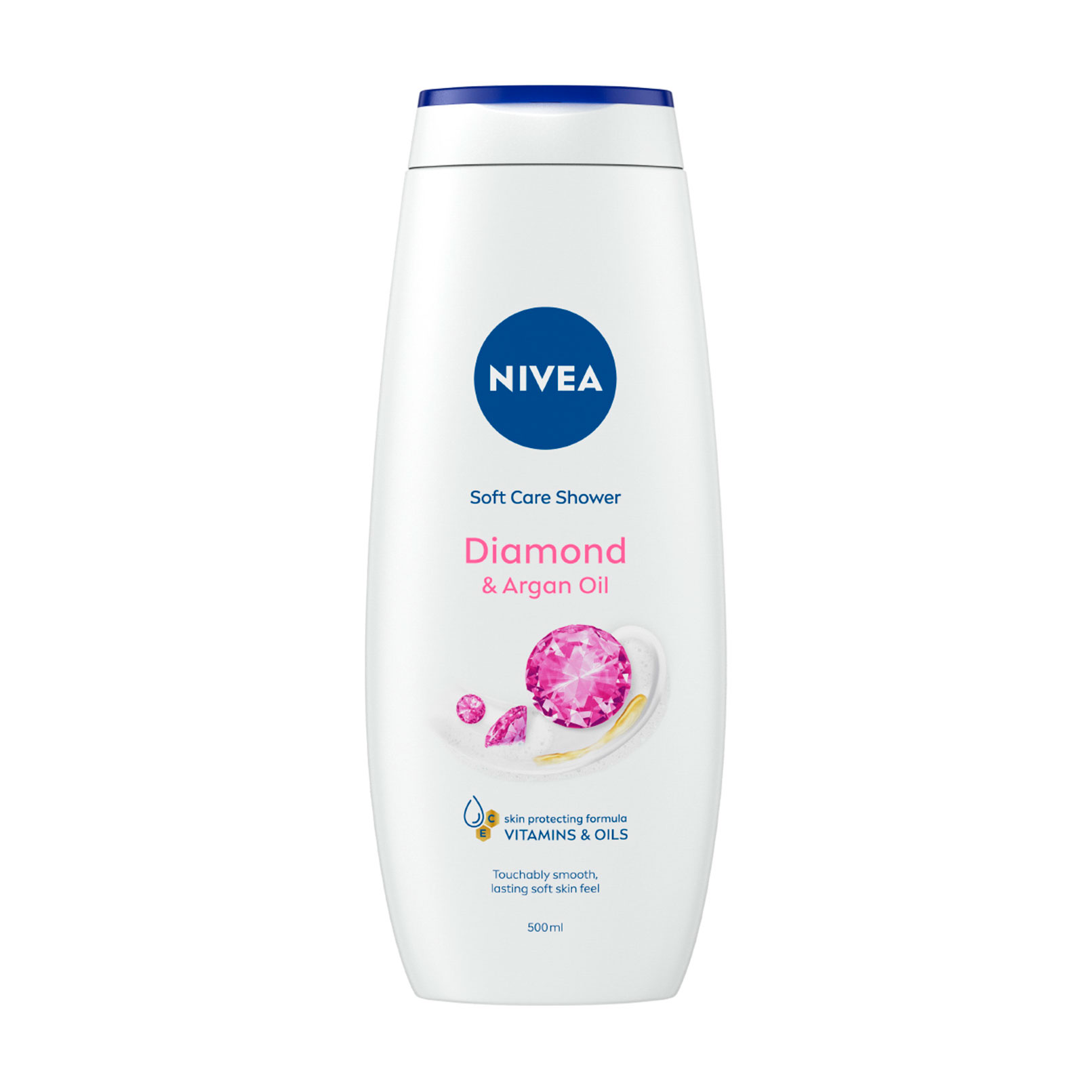 Гель для душу NIVEA Care Diamond &amp; Argan Oil з аргановою олією, 500 мл