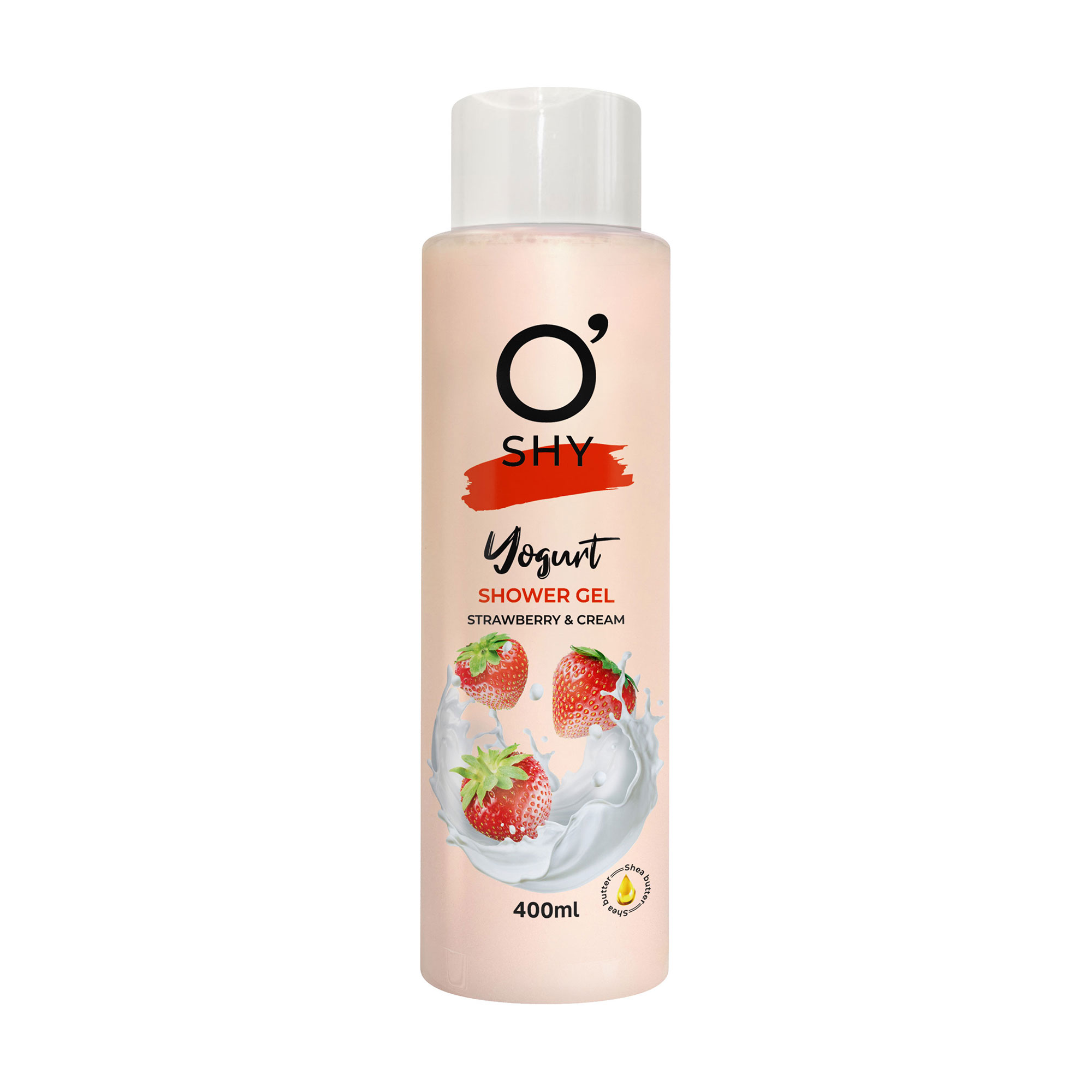 Гель для душу O'shy Yogurt Shower Gel Strawberry &amp; Cream, 400 мл