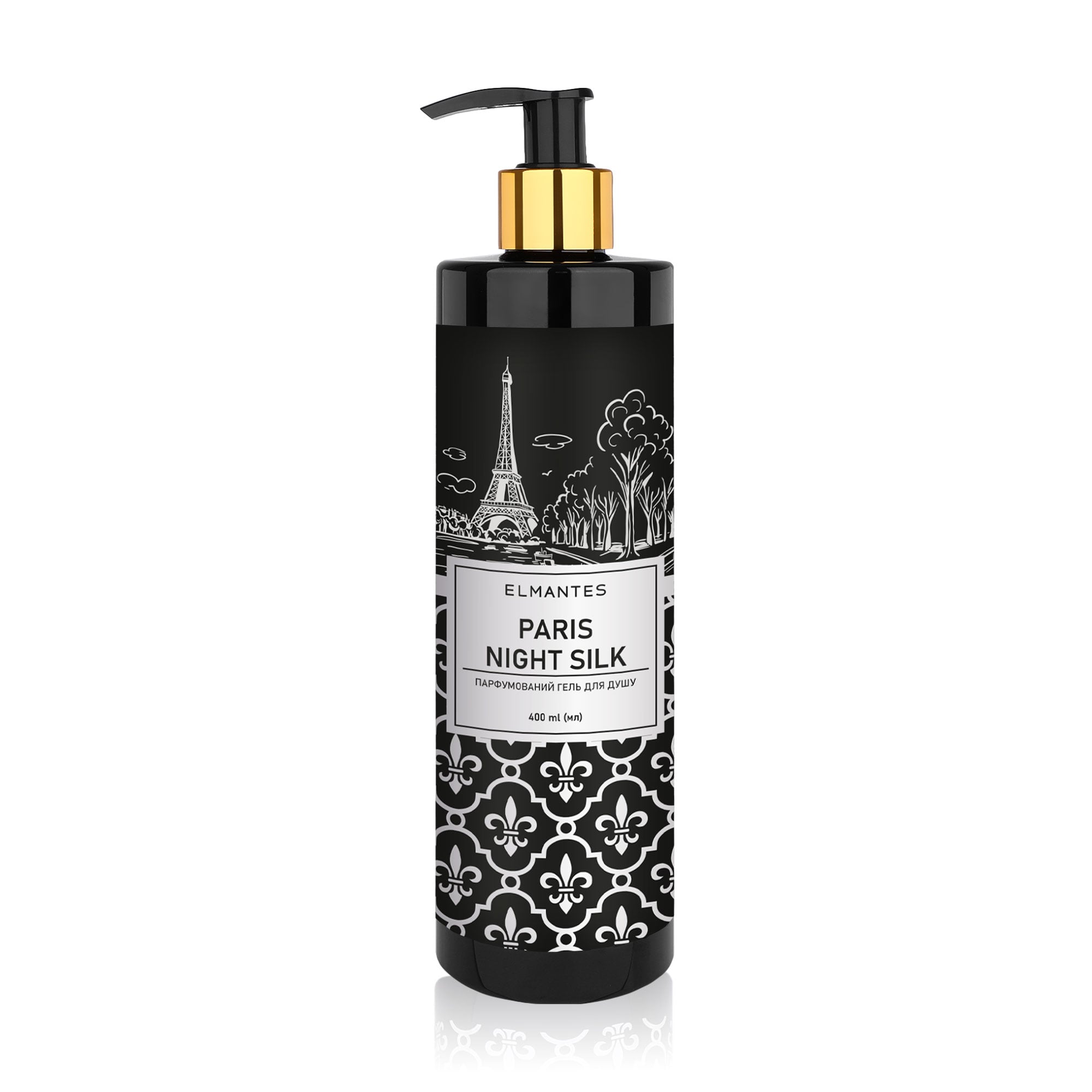Гель для душу парфумований Elmantes Paris Night Silk, 400 мл