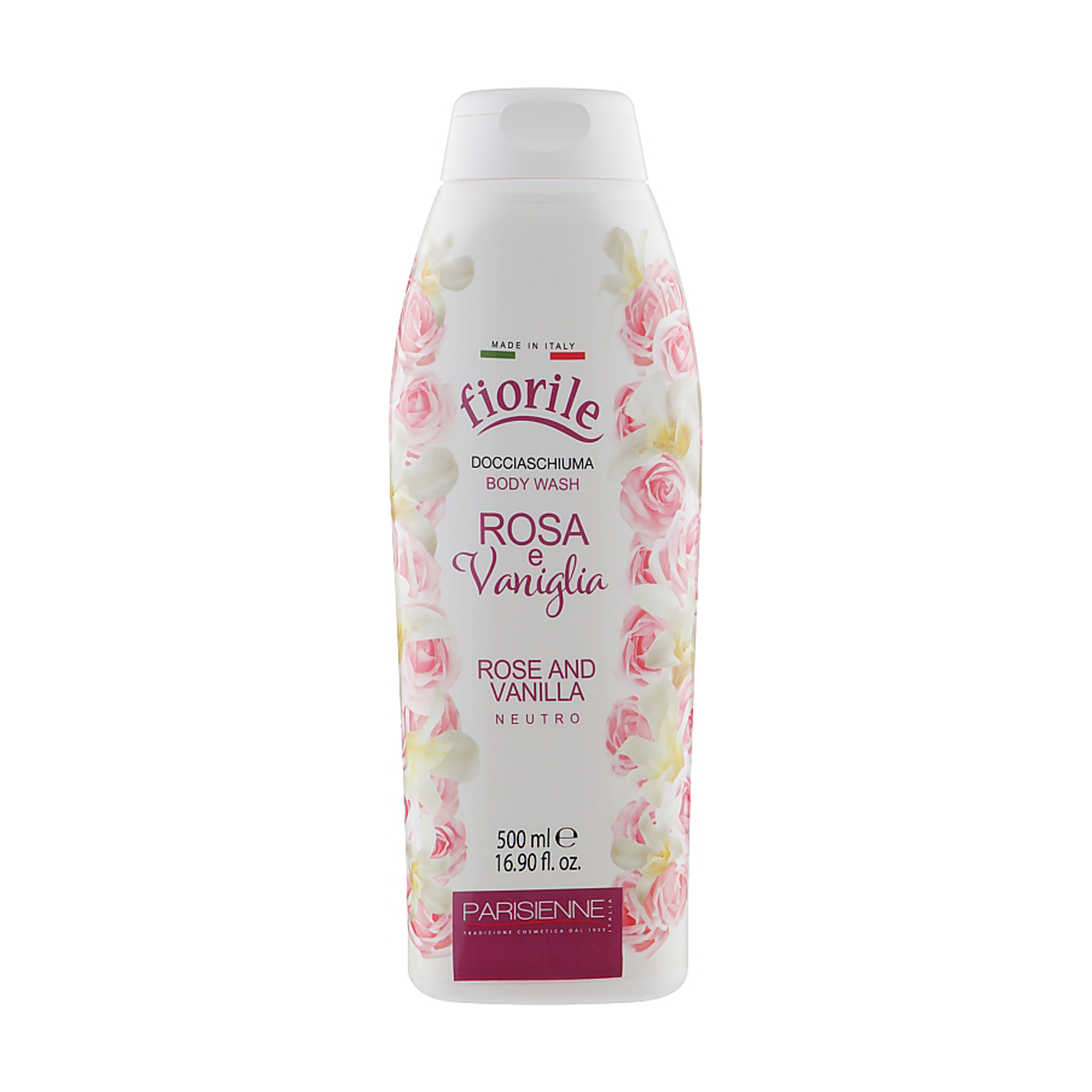 Гель для душу Parisienne Fiorile Vanilla &amp; Rose Body Wash, 500 мл