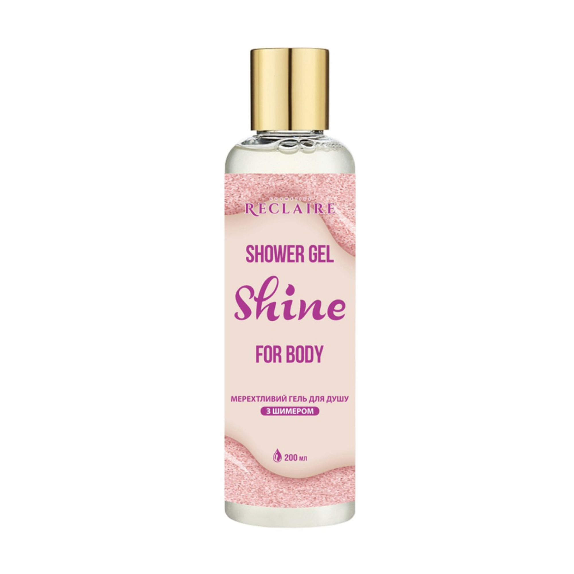 Гель для душу Reclaire Shower Gel Shine For Body, 200 мл