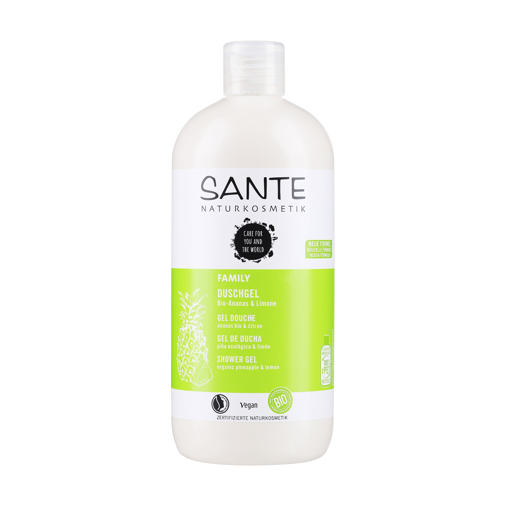 Гель для душу Sante Family Shower Gel Pineapple &amp; Lemon, 500 мл