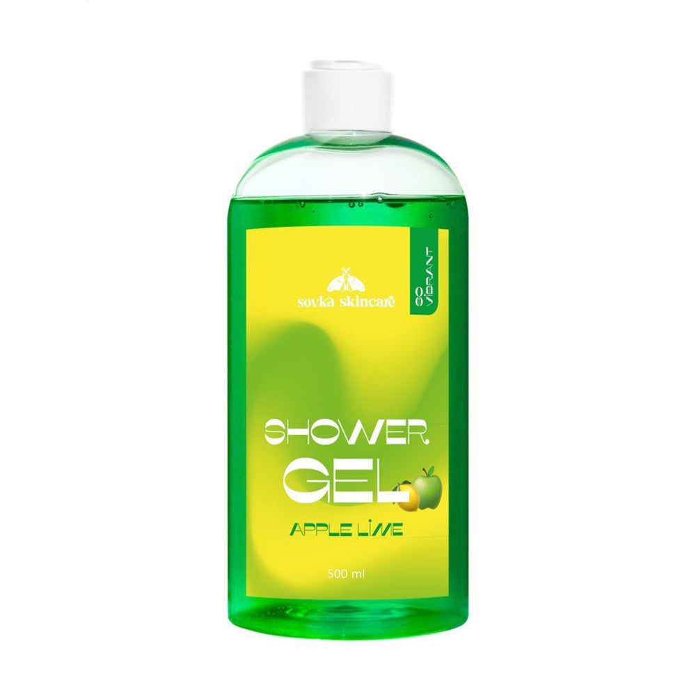 Гель для душу Sovka Skincare Apple Lime Shower Gel, 500 мл