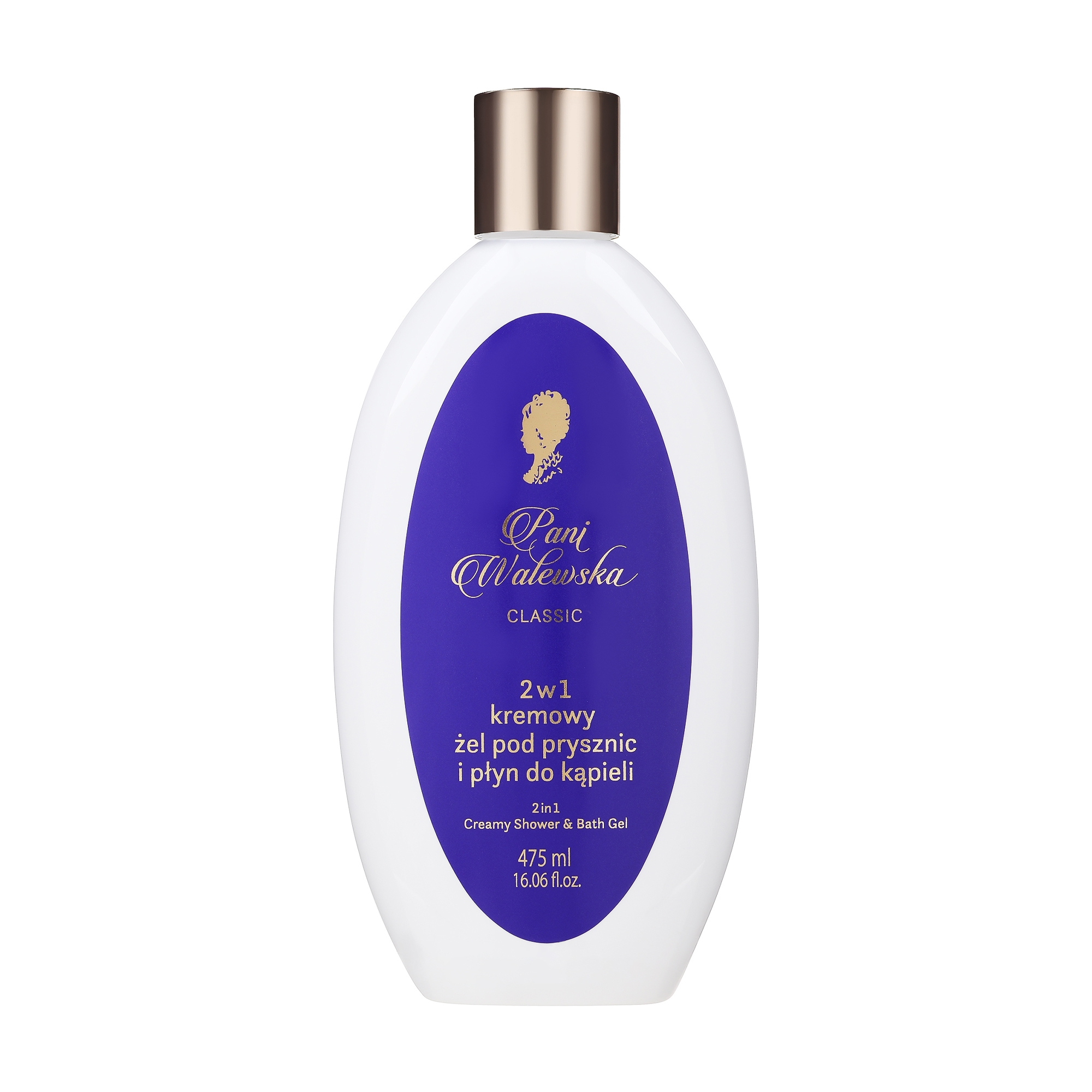 Гель для душу та піна для ванн 2 в 1 Pani Walewska Classic 2in1 Creamy Shower &amp; Bath Gel, 475 мл