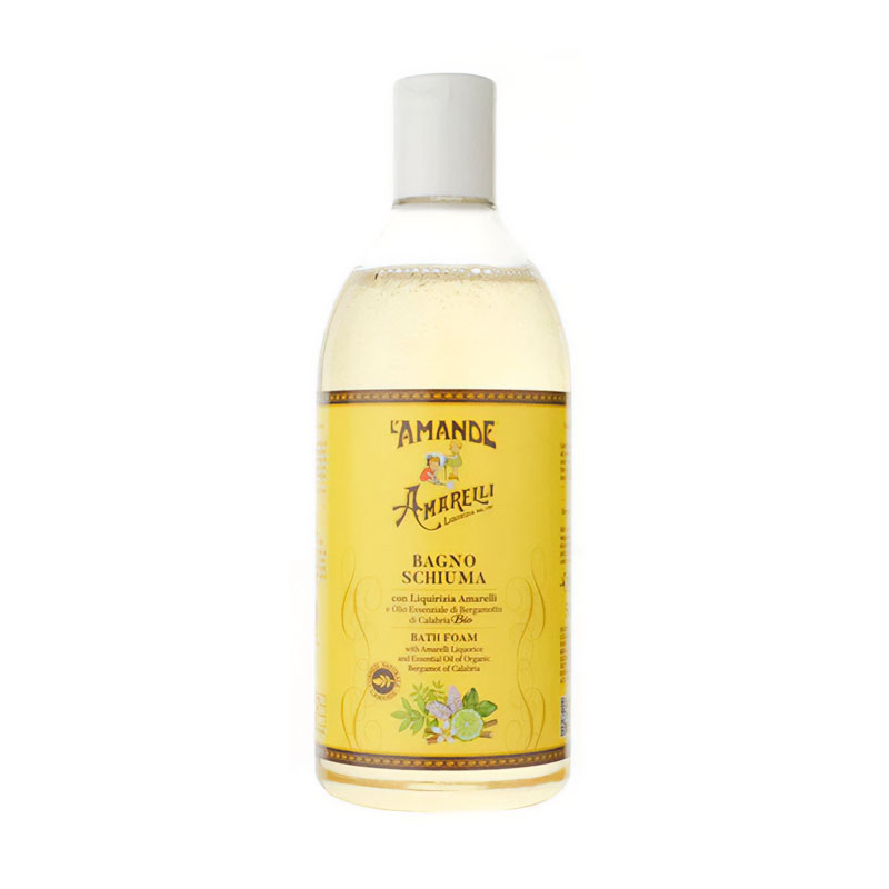 Гель для душу та піна для ванни L'Amande Calabria Boite Bath Foam Калабрія, з лакрицею та бергамотом, в подарунковому металевому футлярі, 500 мл