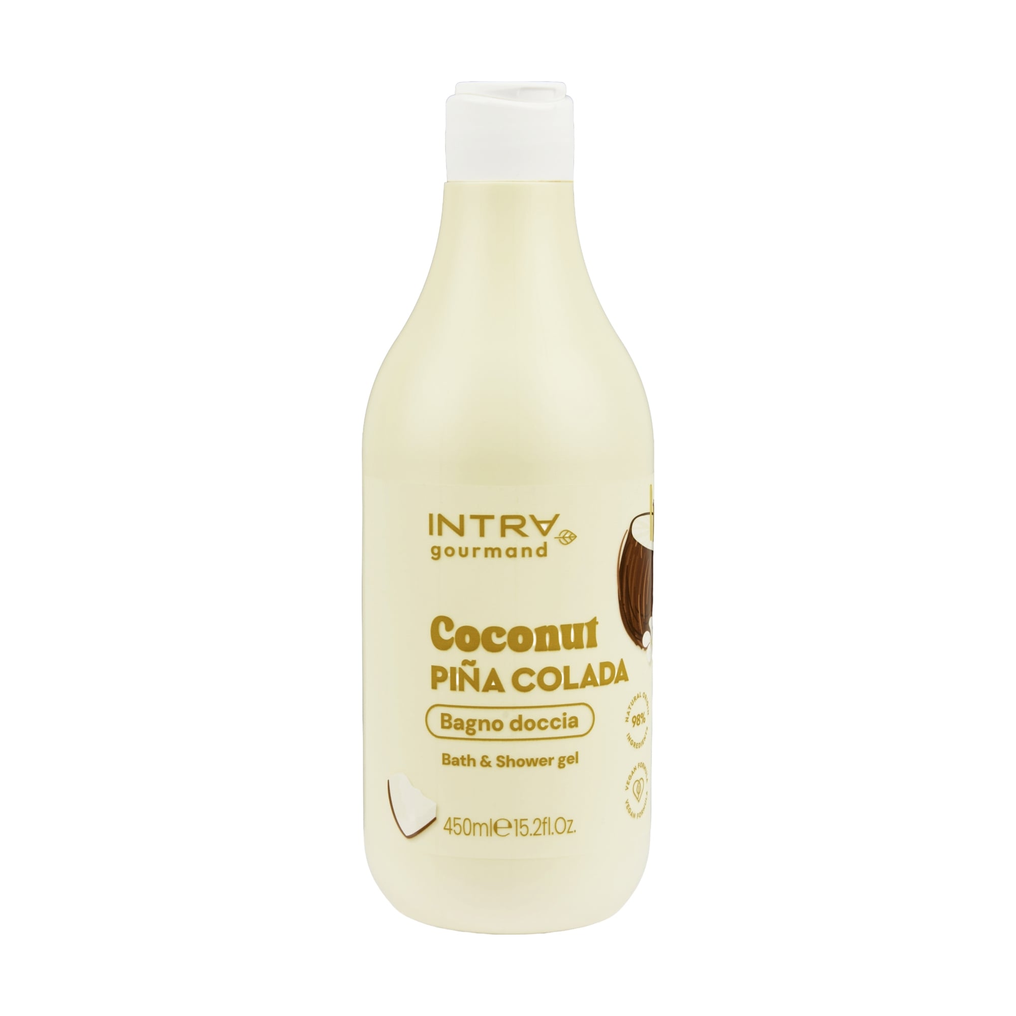 Гель для душу та ванни Intra Gourmand Pina Colada Bath &amp; Shower Gel Піна колада, 450 мл