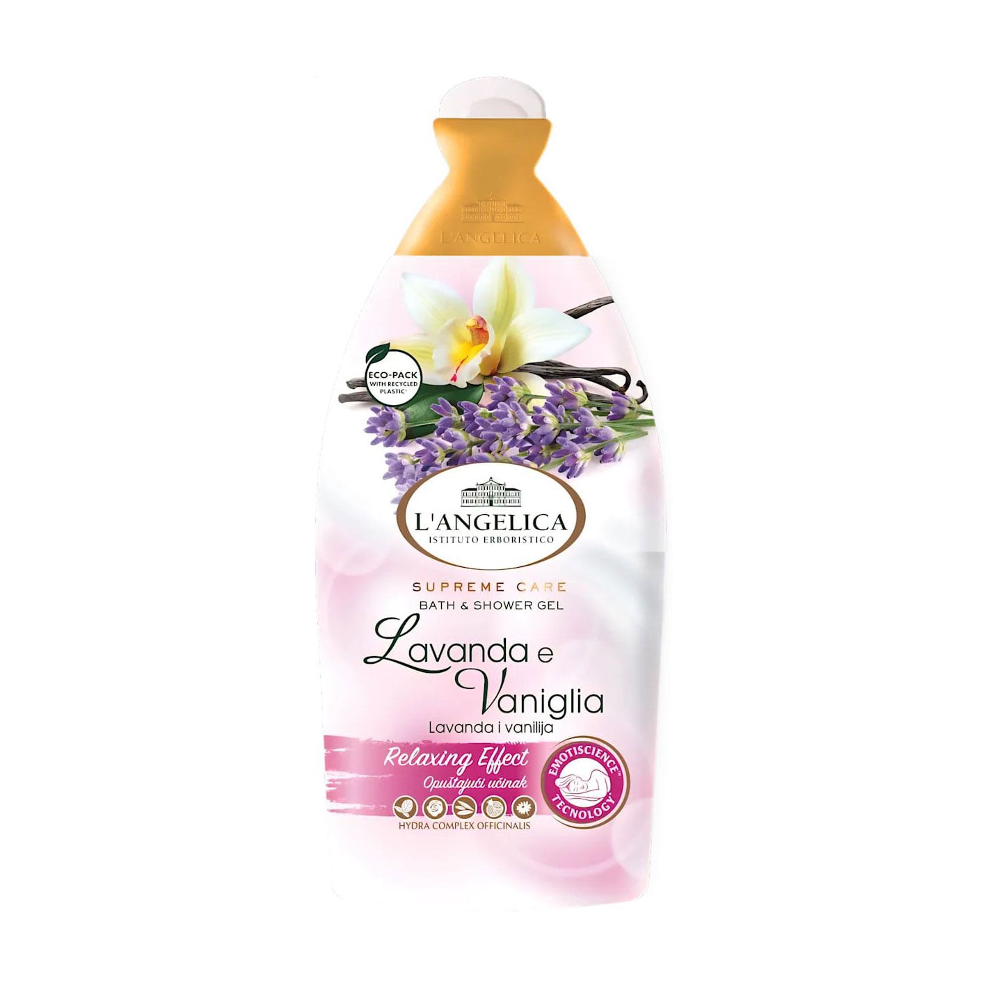 Гель для душу та ванни L'angelica Supreme Care Bath &amp; Shower Gel з лавандою та ваніллю, 500 мл
