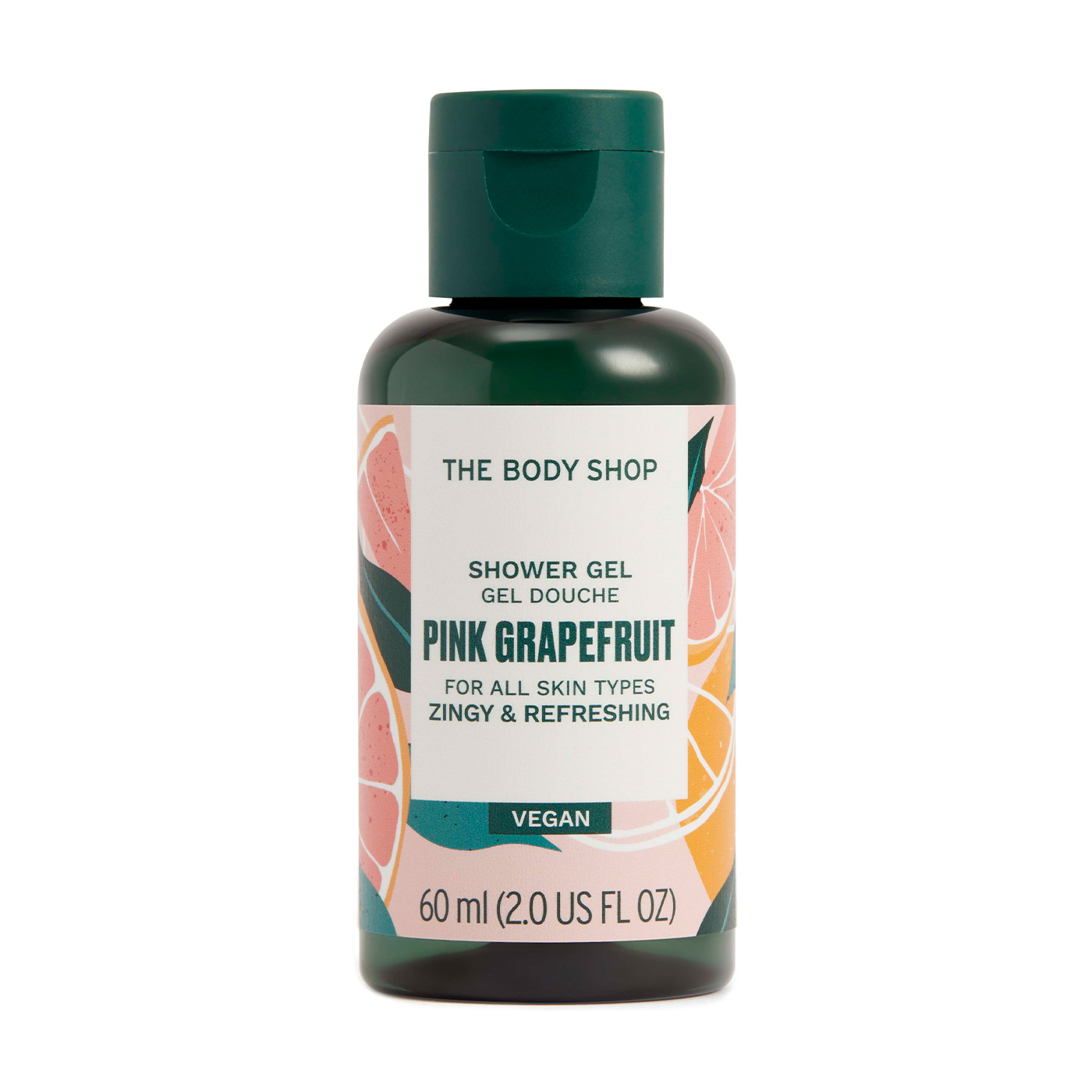 Гель для душу The Body Shop Pink Grapefruit Shower Gel Рожевий грейпфрут, 60 мл