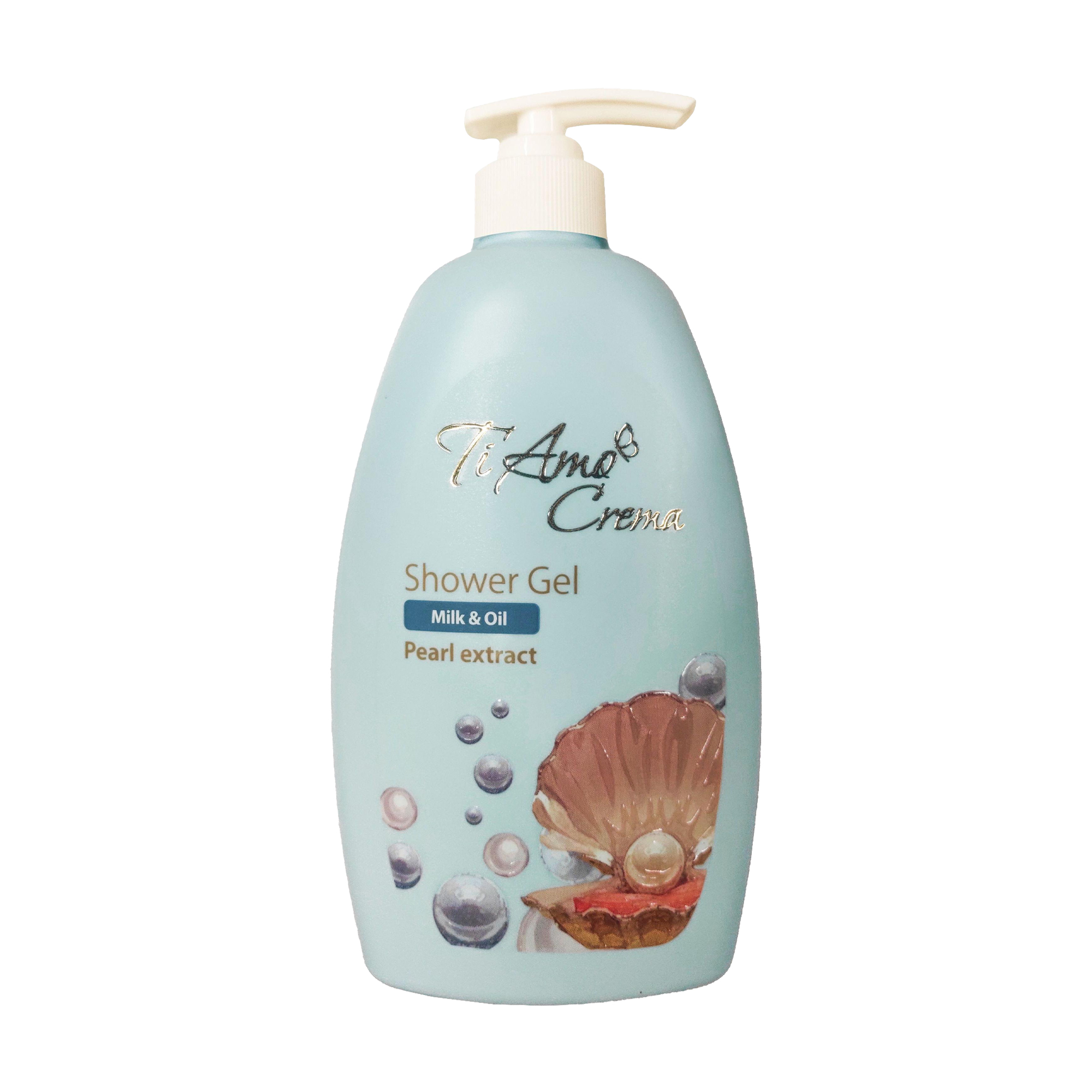 Гель для душу Ti Amo Crema Milk &amp; Oil Pearl Extract Shower Gel, 400 мл