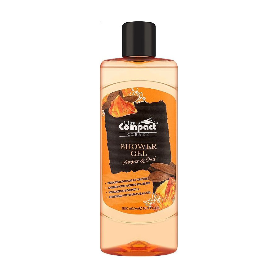 Гель для душу Ultra Compact Shower Gel, Amber &amp; Oud, 500 мл