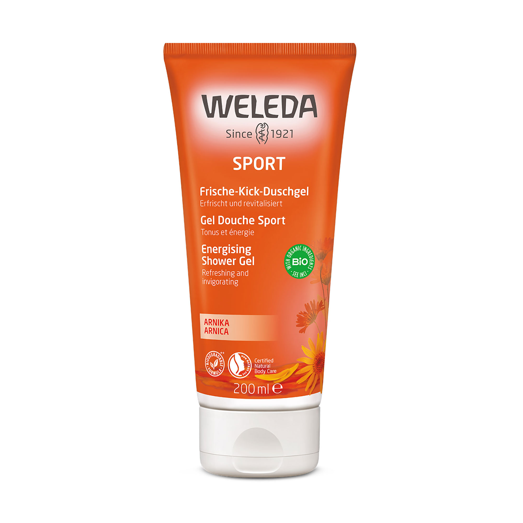 Гель для душу Weleda Arnica Sports Shower Gel, 200 мл