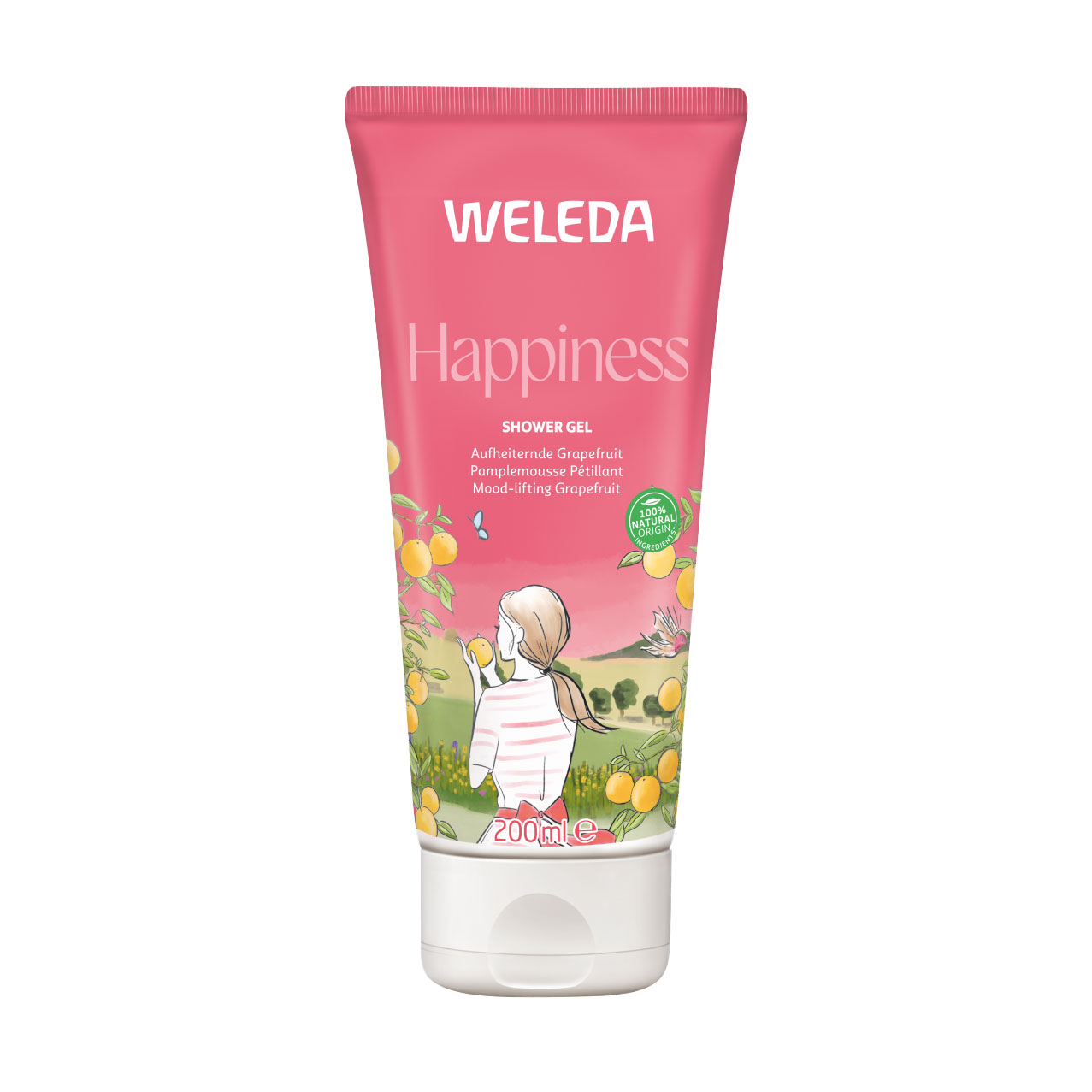 Гель для душу Weleda Happiness Shower Gel, 200 мл