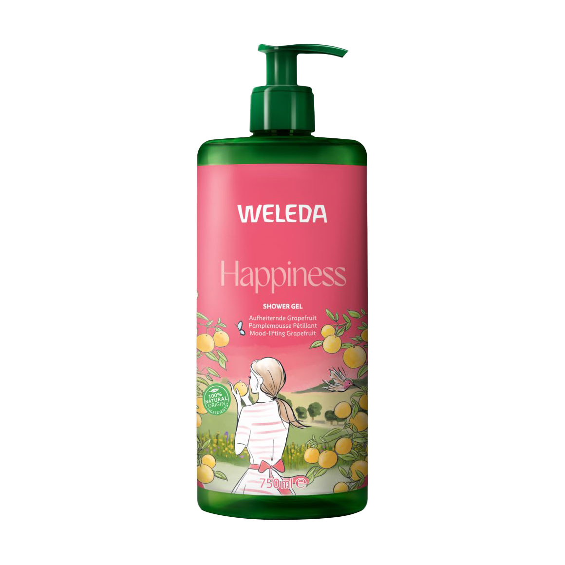 Гель для душу Weleda Happiness Shower Gel, 750 мл