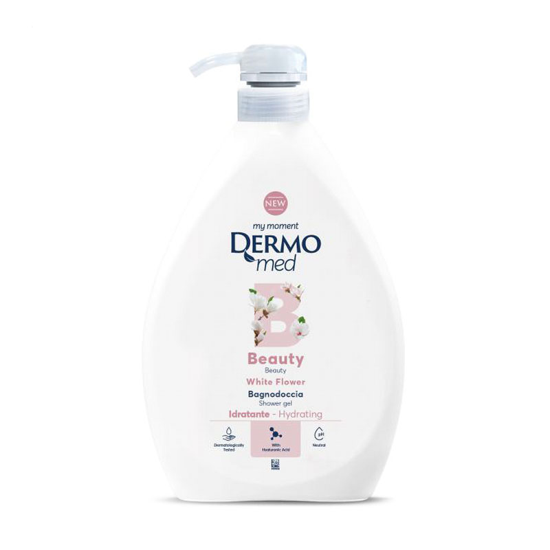 Гель для душу жіночий DermoMed Beauty White Flower Краса, 1 л