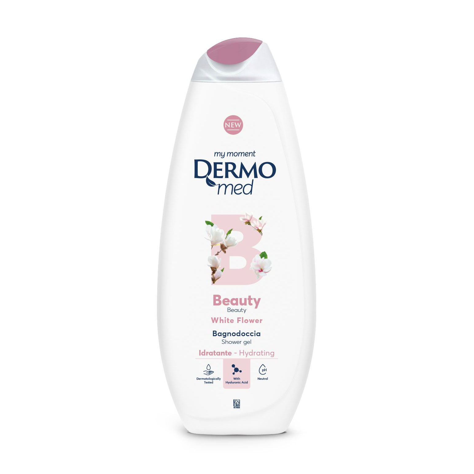 Гель для душу жіночий DermoMed Beauty White Flower Краса, 750 мл