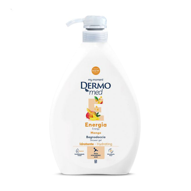 Гель для душу жіночий DermoMed Energy Mango Shower Gel Енергія, 1 л