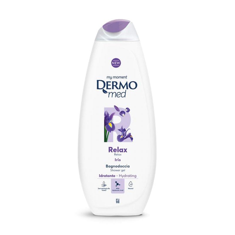 Гель для душу жіночий DermoMed Relax Iris Shower Gel Релакс, 750 мл