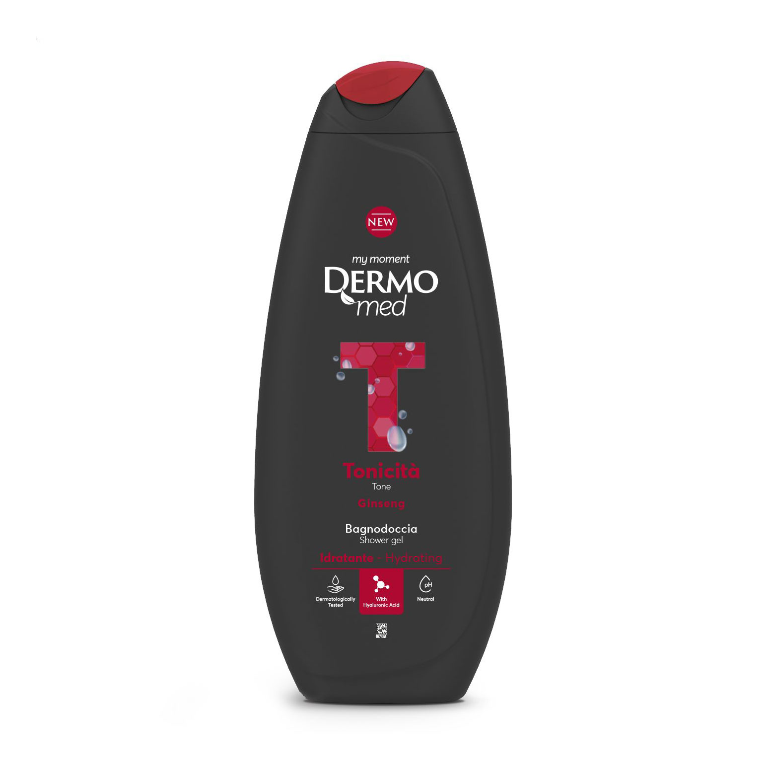 Гель для душу жіночий DermoMed Tone Ginseng Shower Gel Тонізувальний, 750 мл