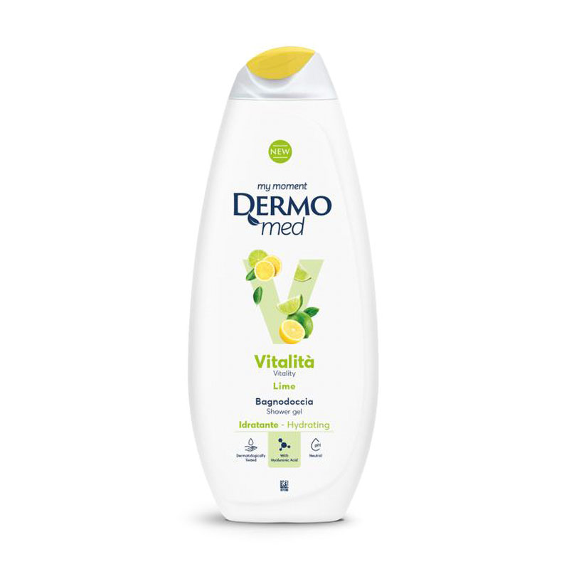 Гель для душу жіночий DermoMed Vitality Lime Shower Gel Бадьорість, 750 мл