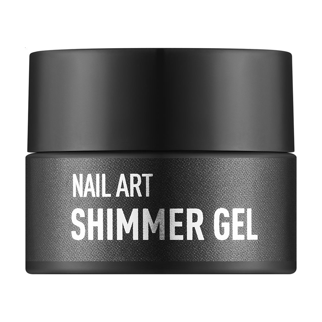 Гель для дизайну нігтів NUB Shimmer Gel із шимером, 02 Рожевий, 5 г