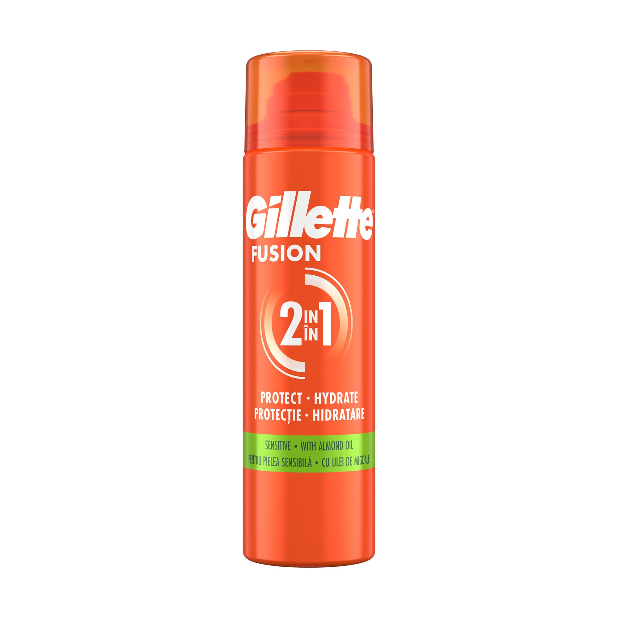 Гель для гоління Gillette Fusion для чутливої шкіри, 200 мл