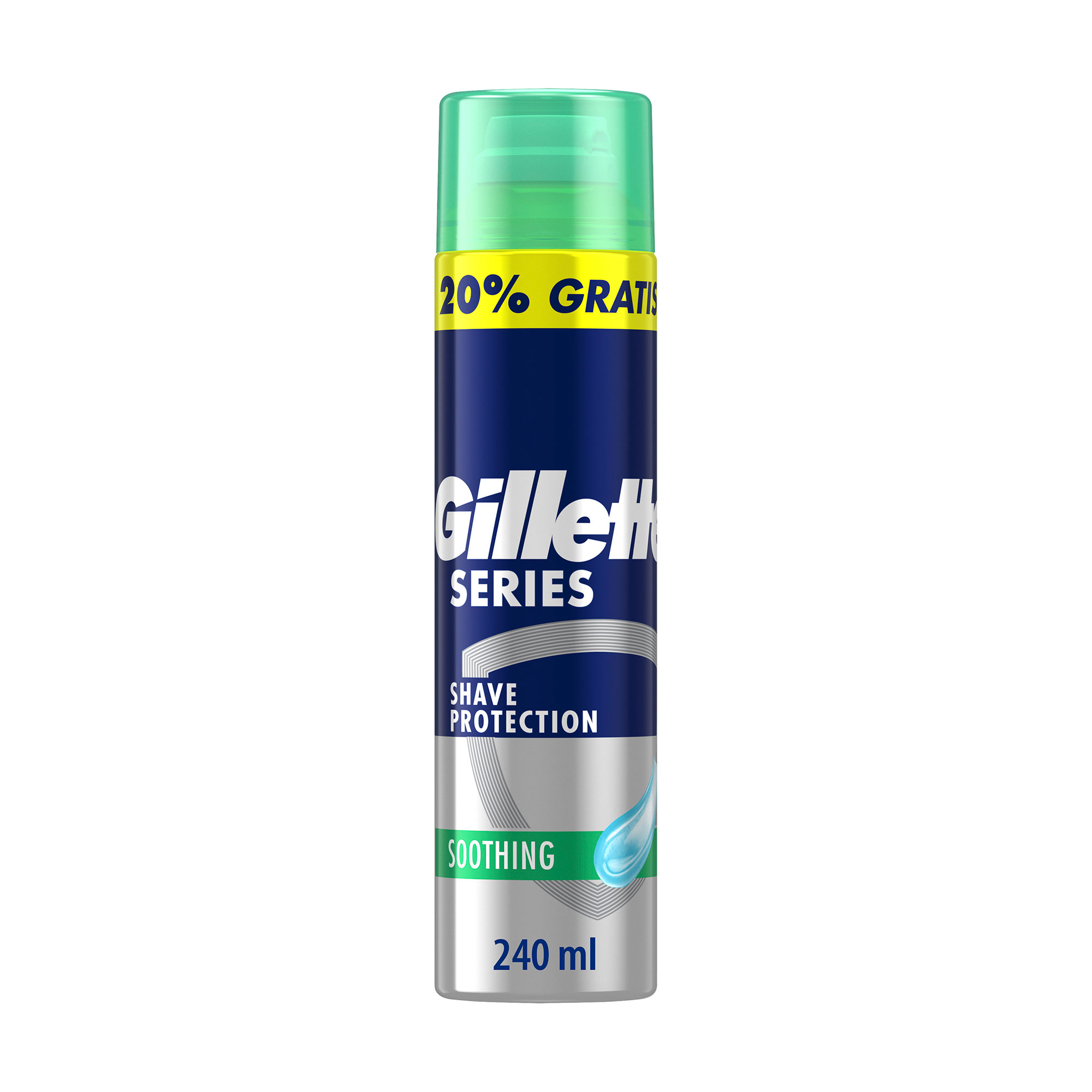 Гель для гоління Gillette Series для чутливої ​​шкіри, з алое вера, 240 мл
