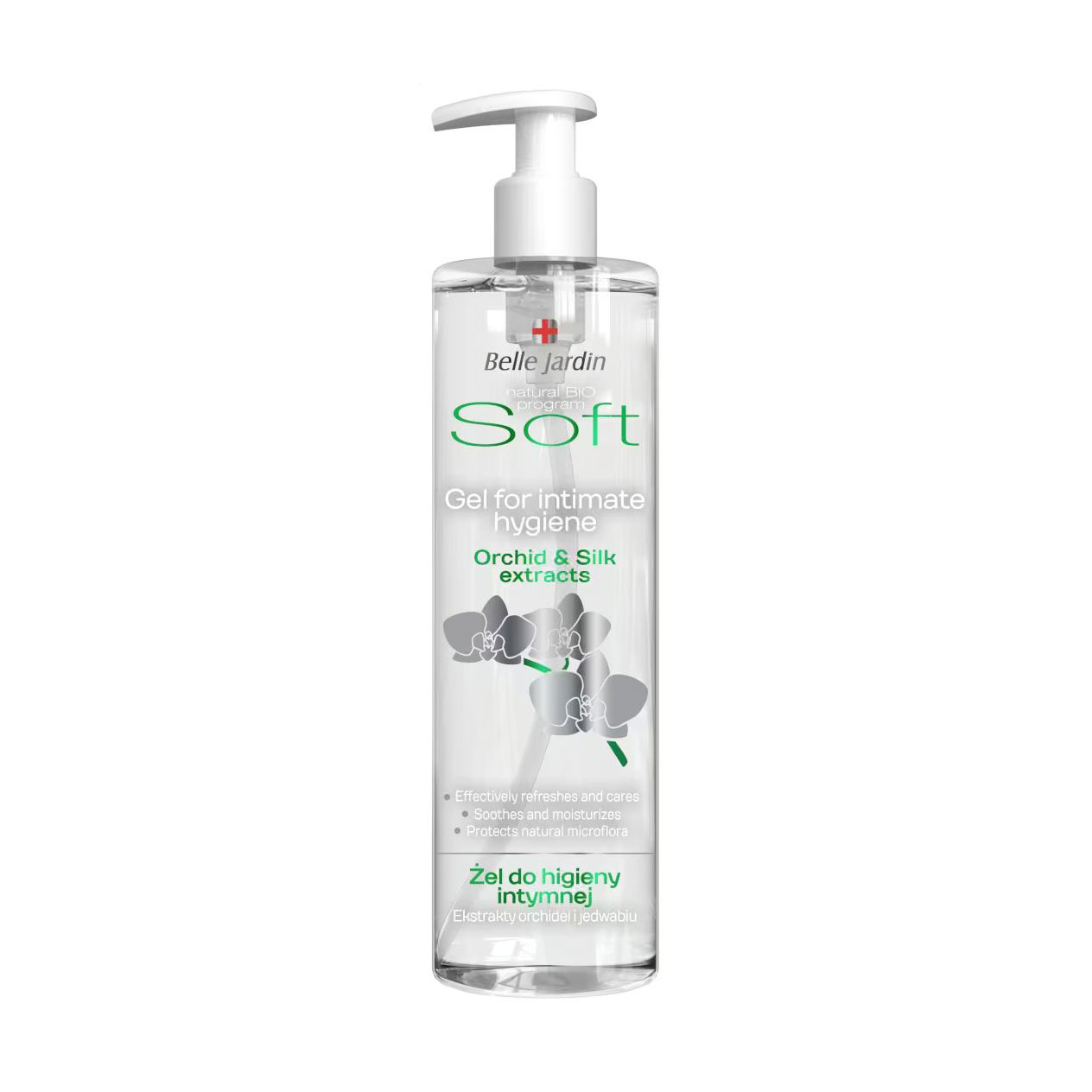 Гель для інтимної гігієни Belle Jardin Soft Orchid &amp; Silk Extracts Gel For Intimate Hygiene, 400 мл