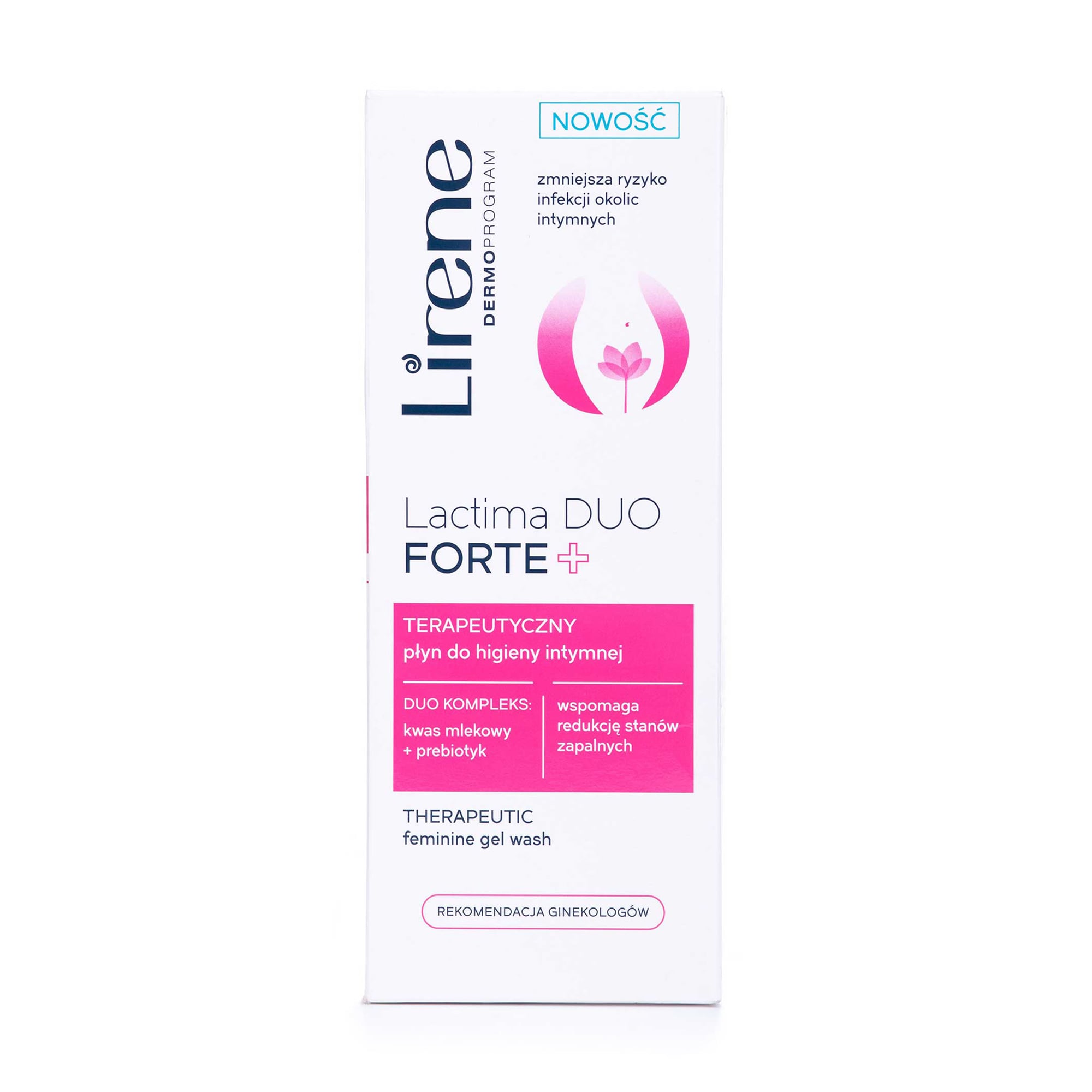 Гель для інтимної гігієни Lirene Lactima Forte+, терапевтичний, 300 мл