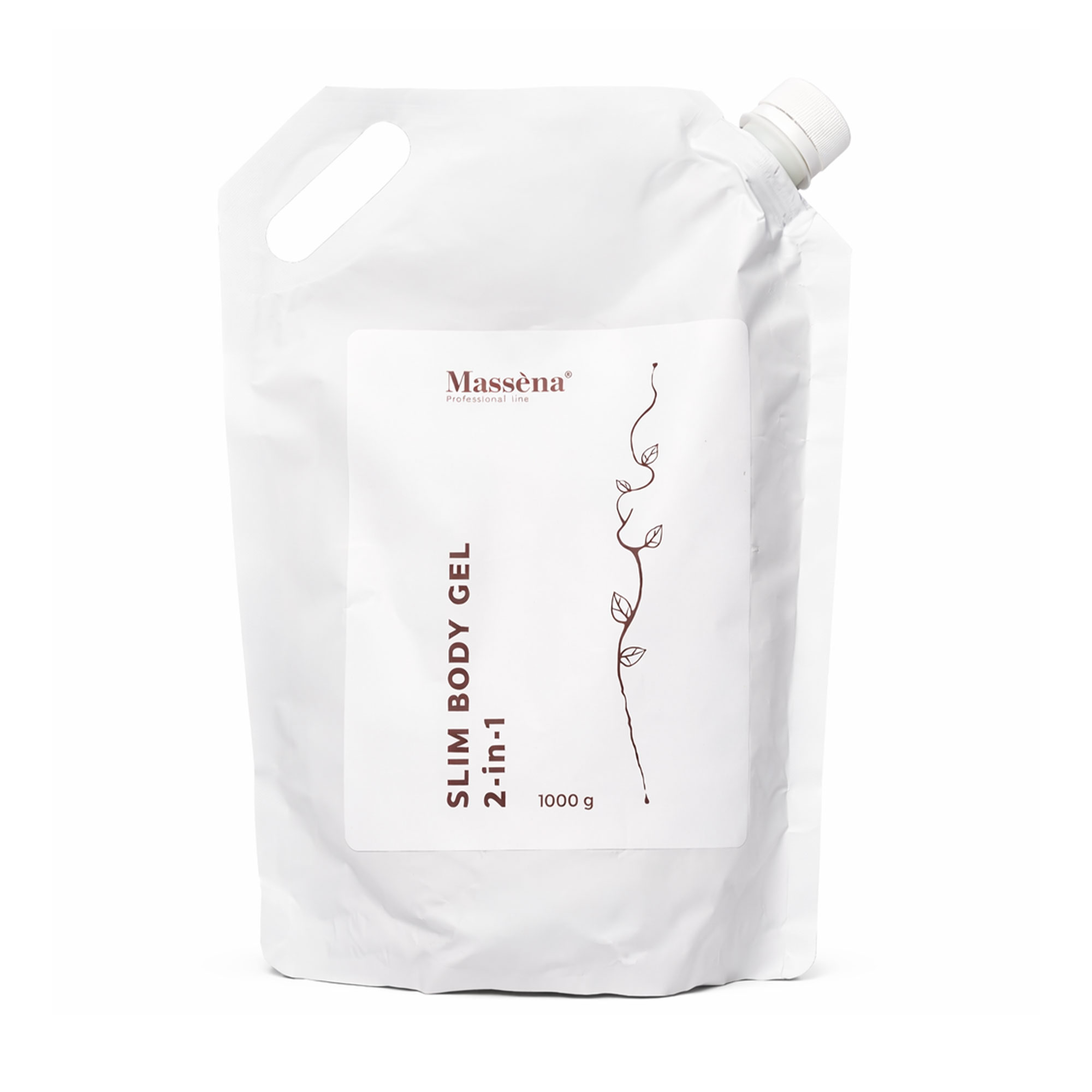 Гель для корекції фігури Massena Slim Body Gel 2-In-1 з дренажною та антицелюлітною дією, 1 кг