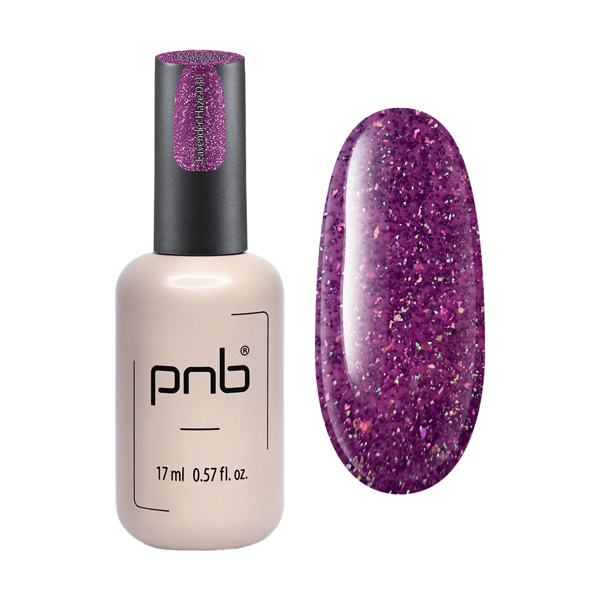 Гель для моделювання нігтів PNB Strong Iron Gel 031 Lavender Haze, 17 мл