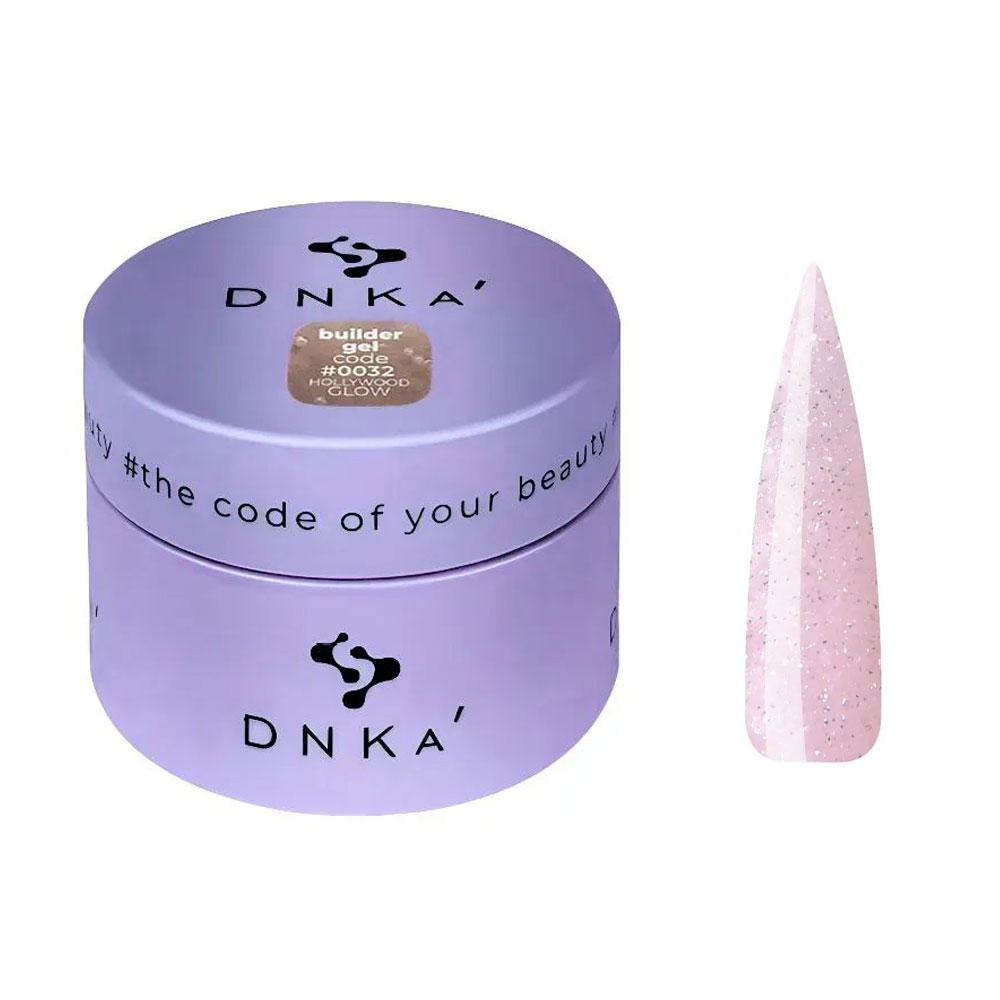 Гель для нарощування нігтів DNKa' Builder Gel 0032 Hollywood Glow, 30 мл
