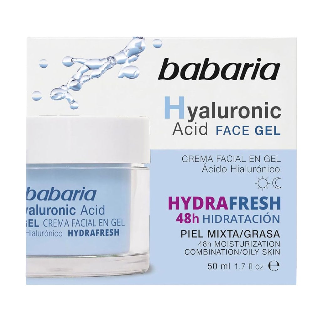 Гель для обличчя Babaria Hyaluronic Acid Face Gel, 50 мл