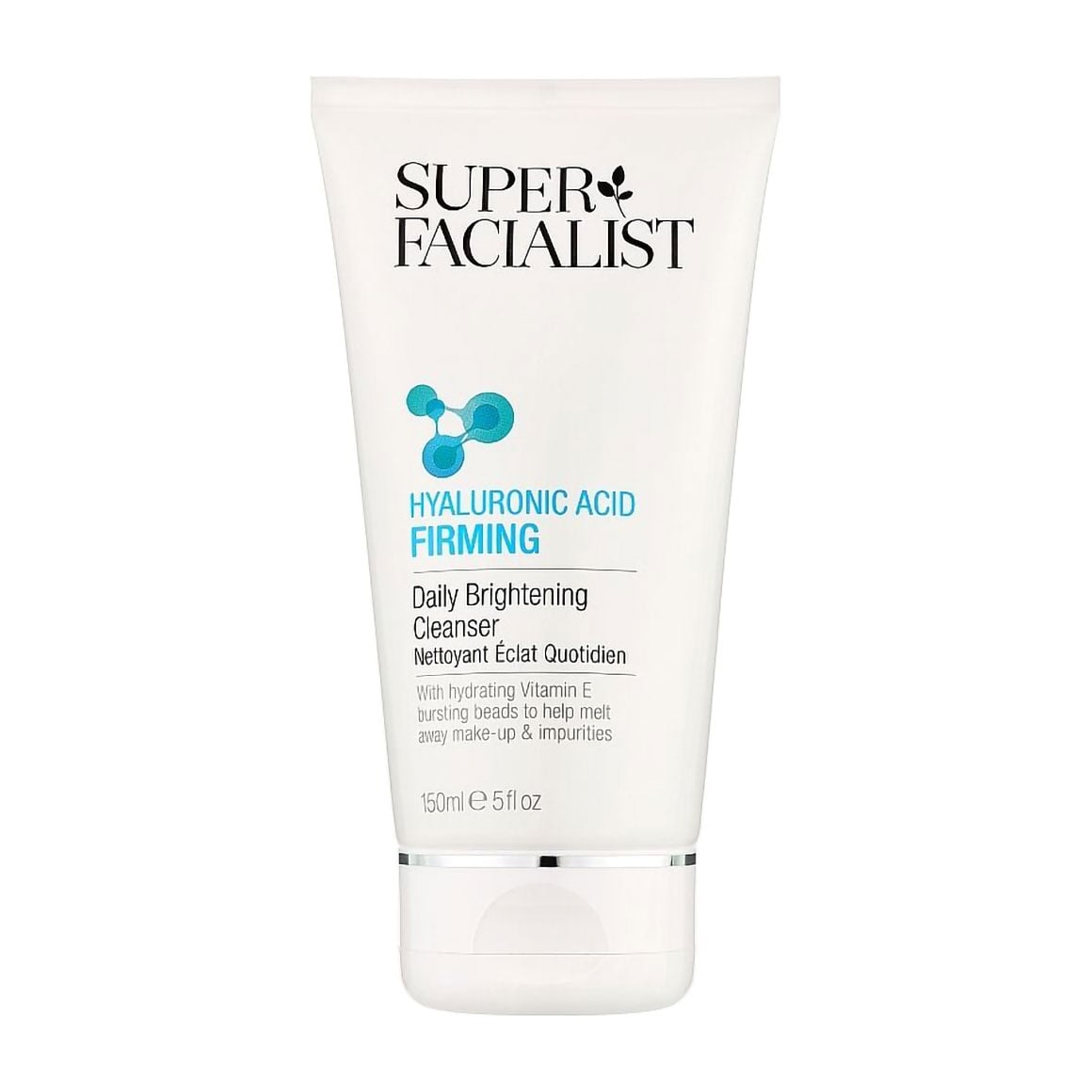 Гель для очищення обличчя Super Facialist Hyaluronic Acid Firming Daily Brightening Cleanser з гіалуроновою кислотою, 150 мл