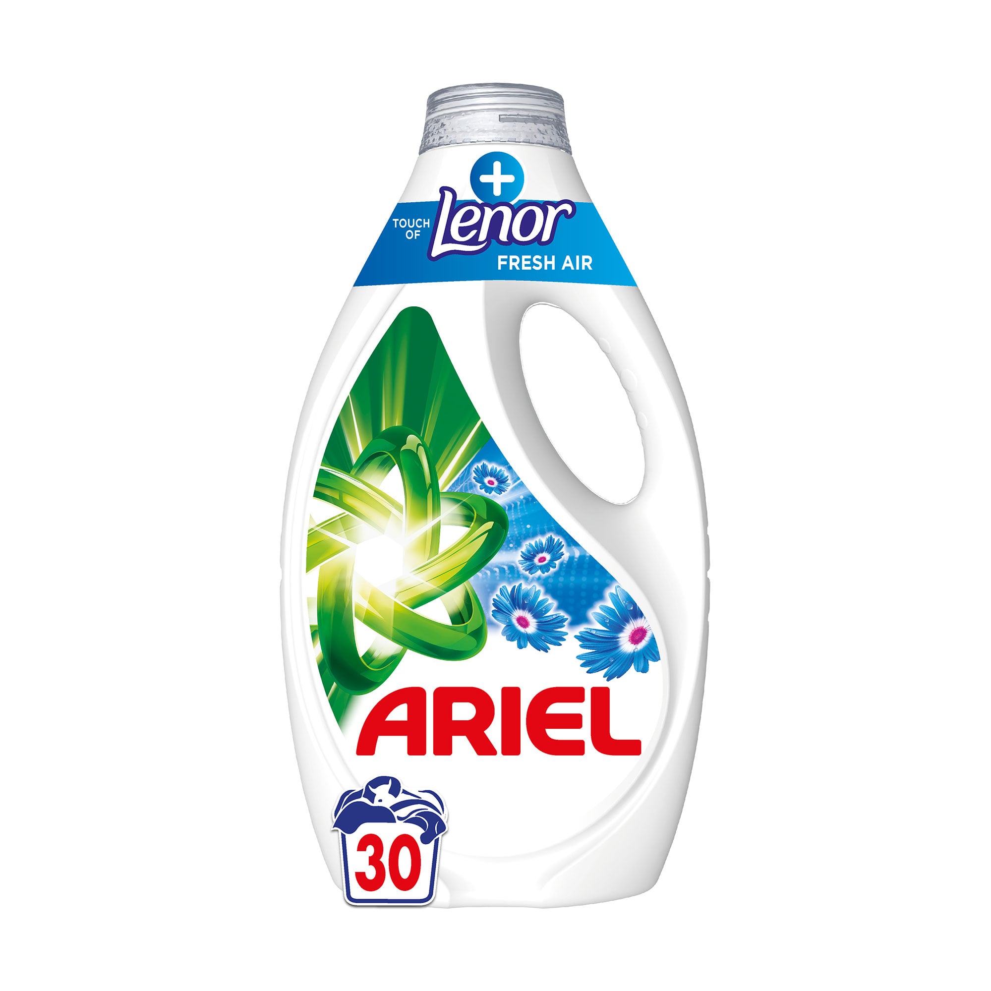 Гель для прання ARIEL Touch Of Lenor Fresh Air Дотик свіжого повітря Lenor, 30 циклів прання, 1.35 л