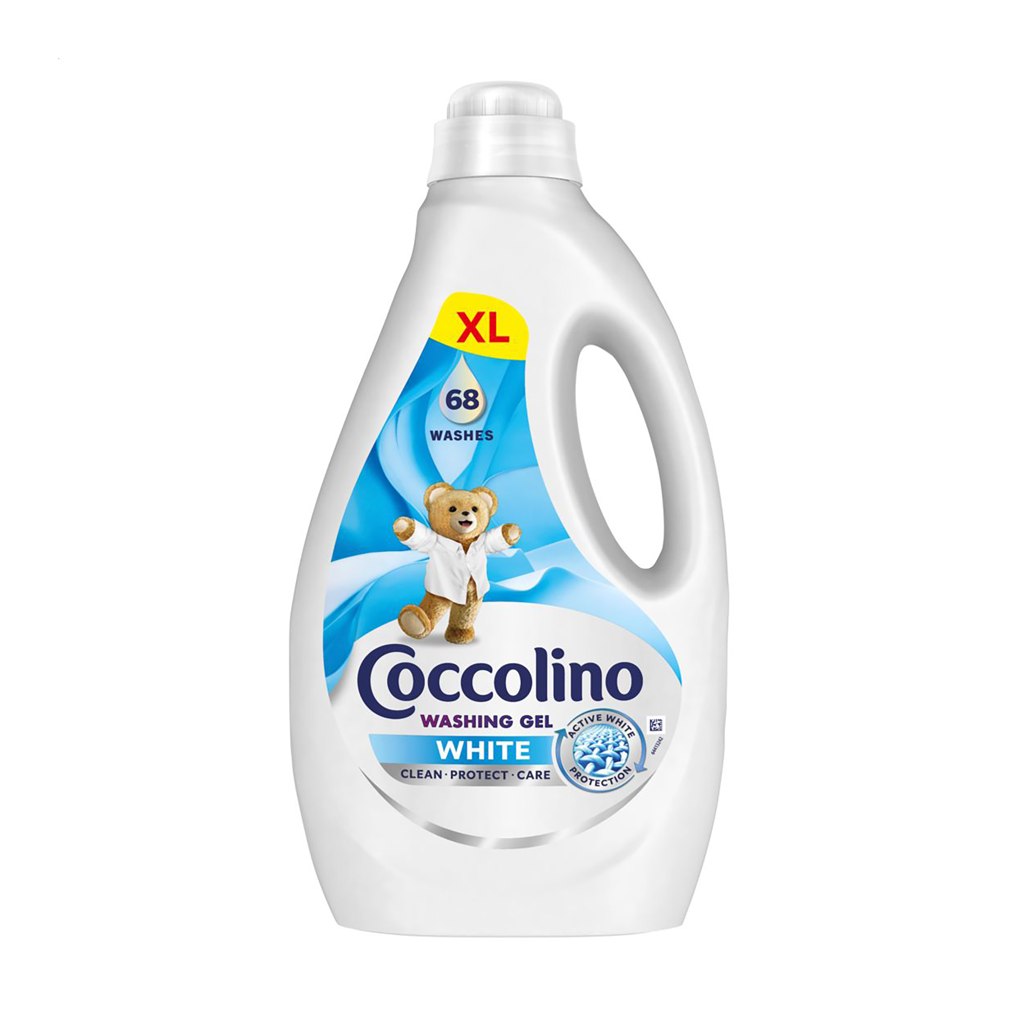Гель для прання білих речей Coccolino Care White 68 циклів прання, 2.72 л