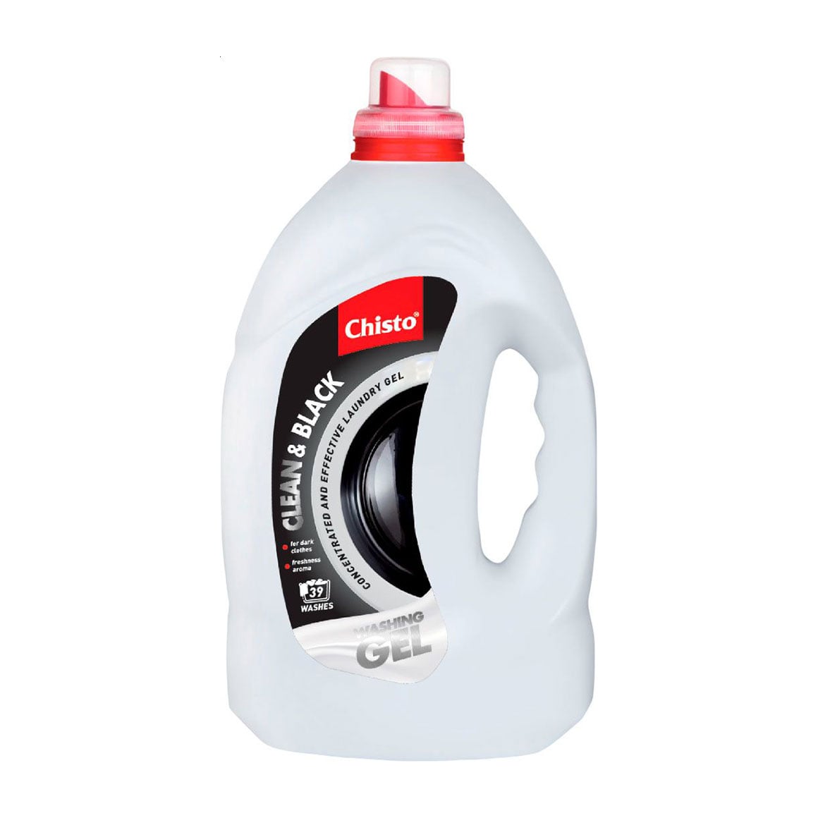 Гель для прання Chisto Clean &amp; Black, 39 циклів прання, 1.95 л