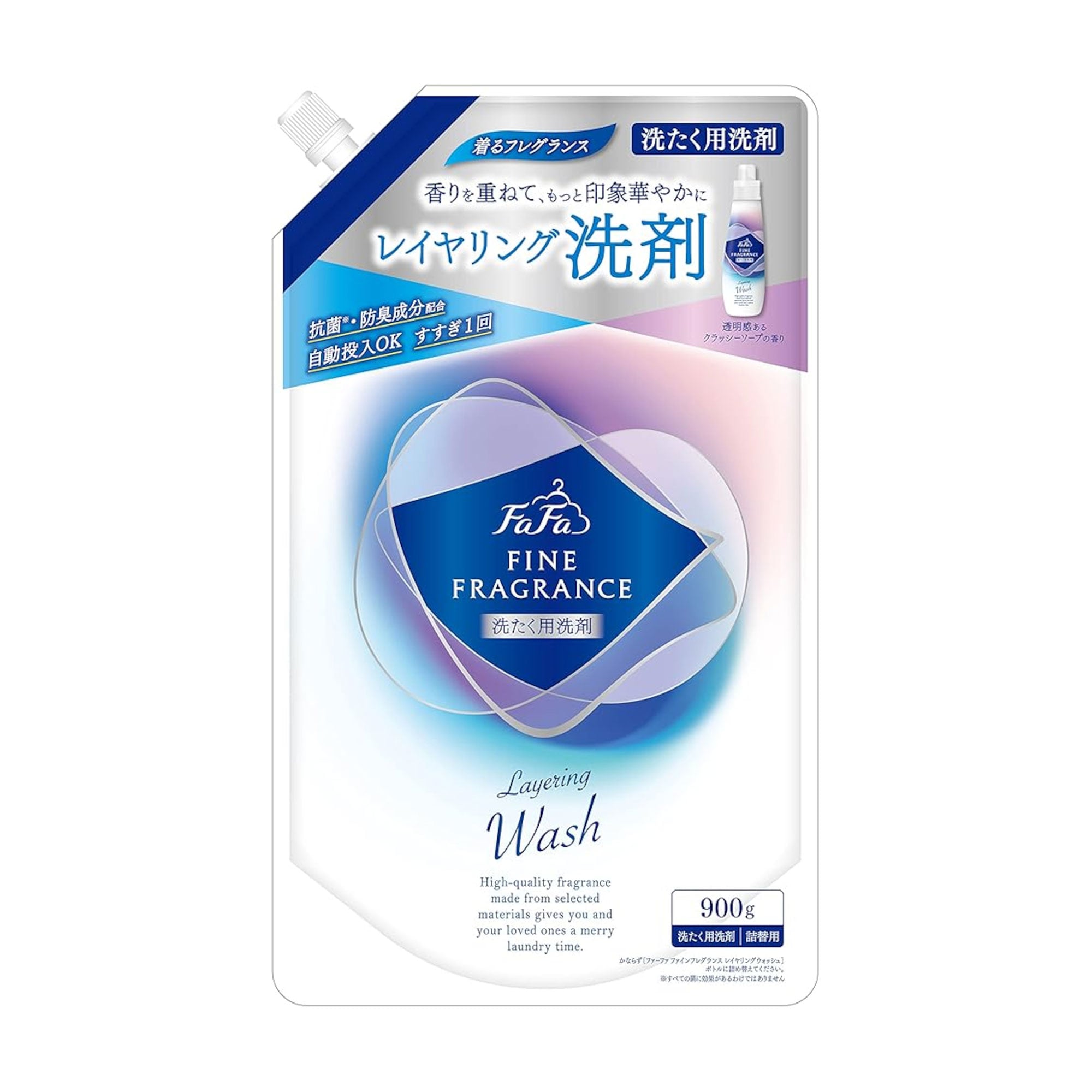 Гель для прання FaFa Fine Fragrance Layering Wash, 900 г (дойпак)