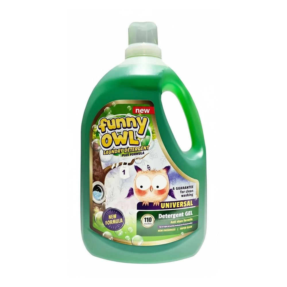 Гель для прання Funny Owl Universal, 110 циклів прання, 3.3 л