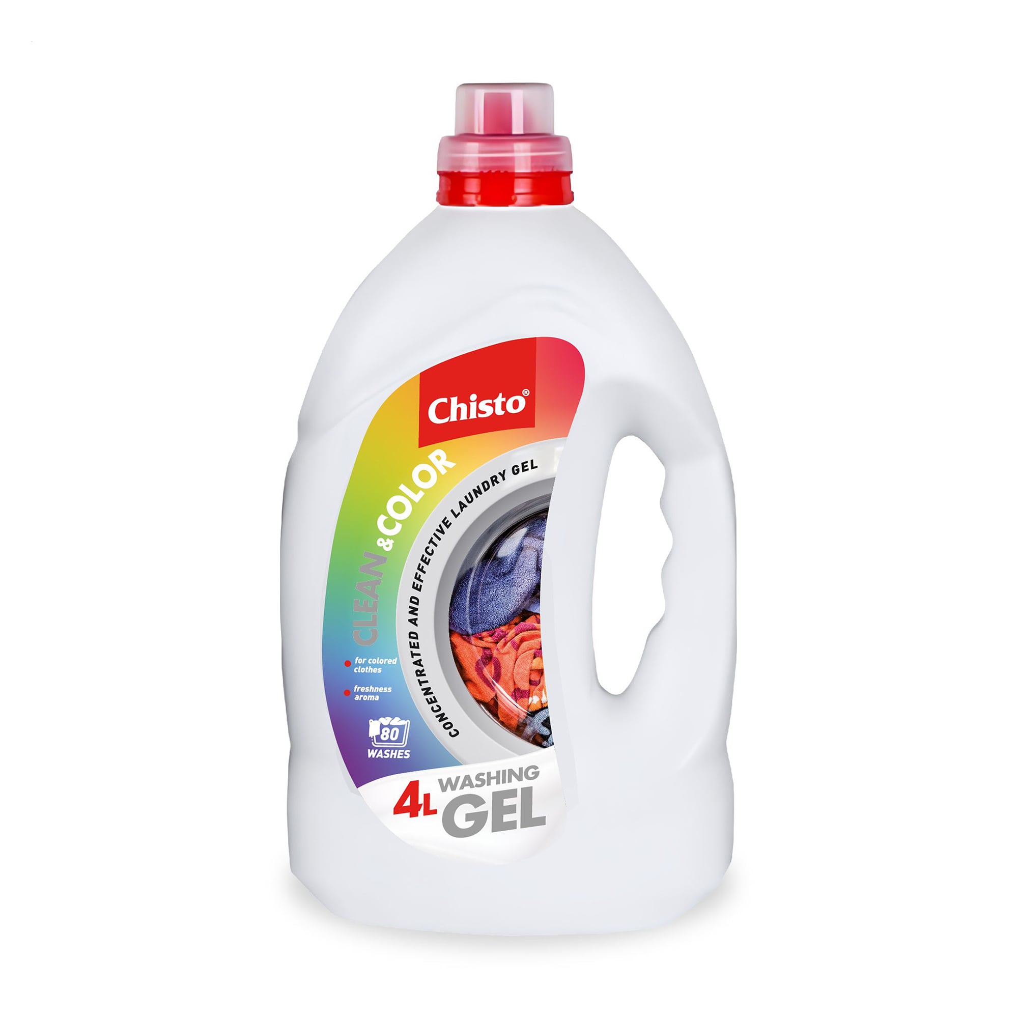 Гель для прання кольорових речей Chisto Clean &amp; Color, 80 циклів прання, 4 л