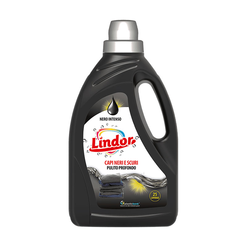 Гель для прання Lindor Lavatrice чорних та темних тканин, 25 циклів прання, 1.5 л