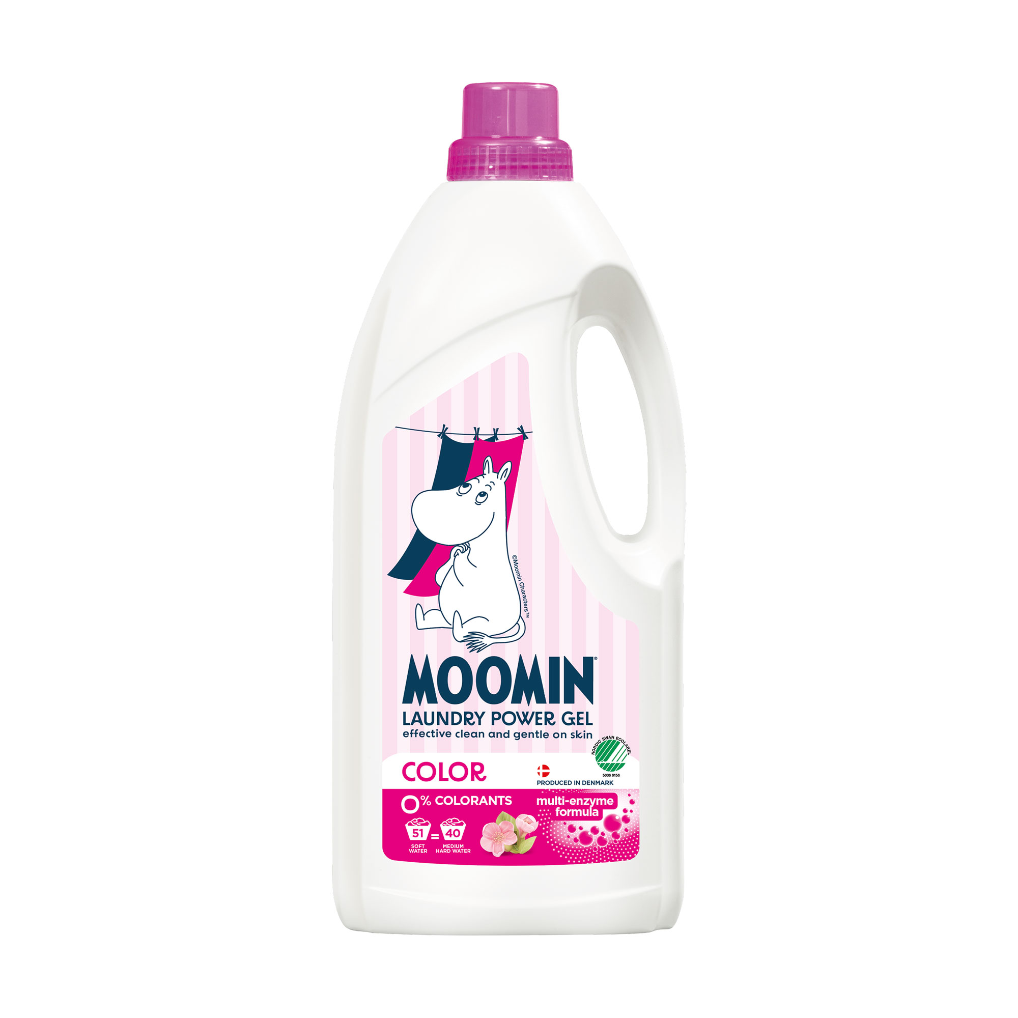 Гель для прання Moomin Color 51 цикл прання, 1.8 л