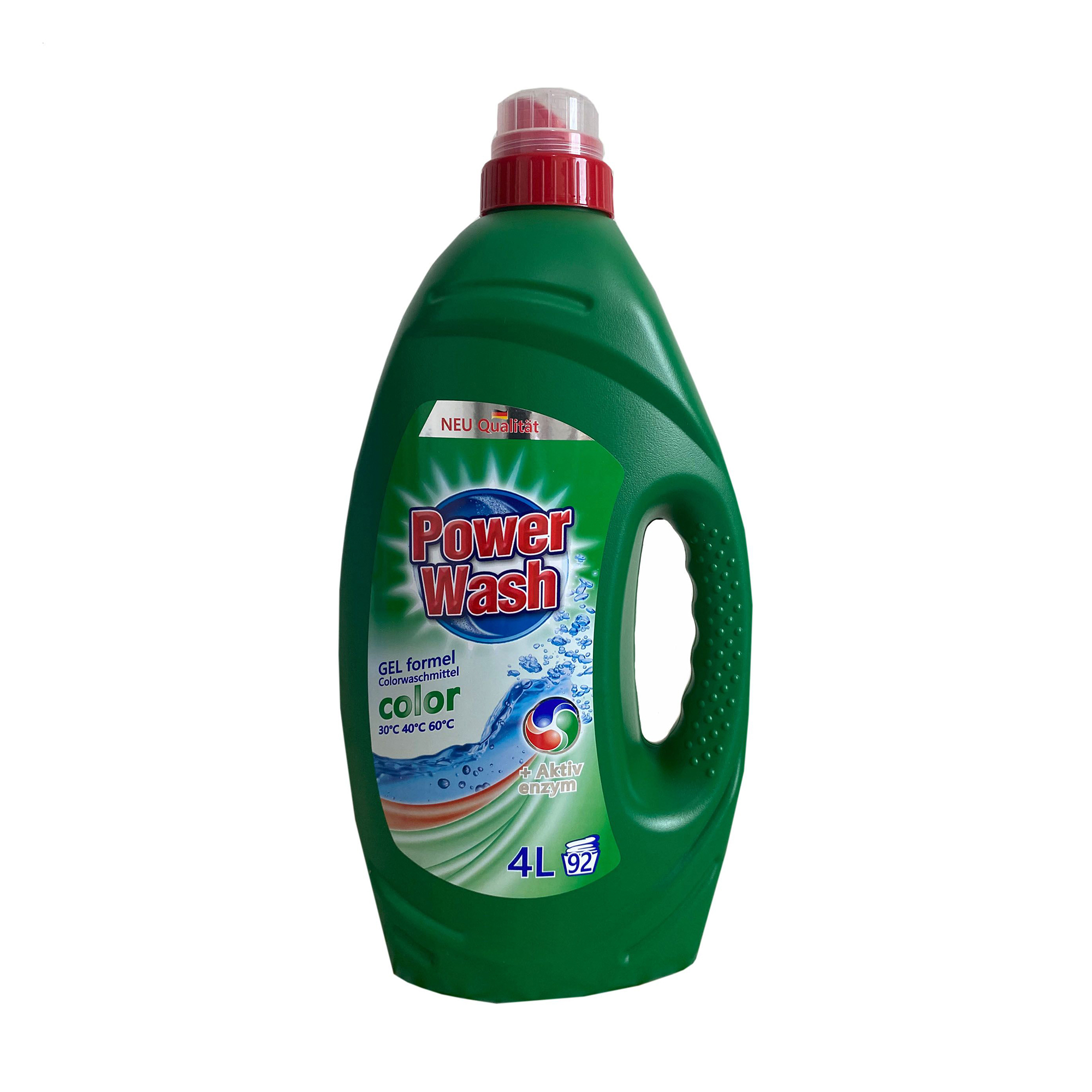 Гель для прання Power Wash Color Gel, 92 цикла прання, 4 л