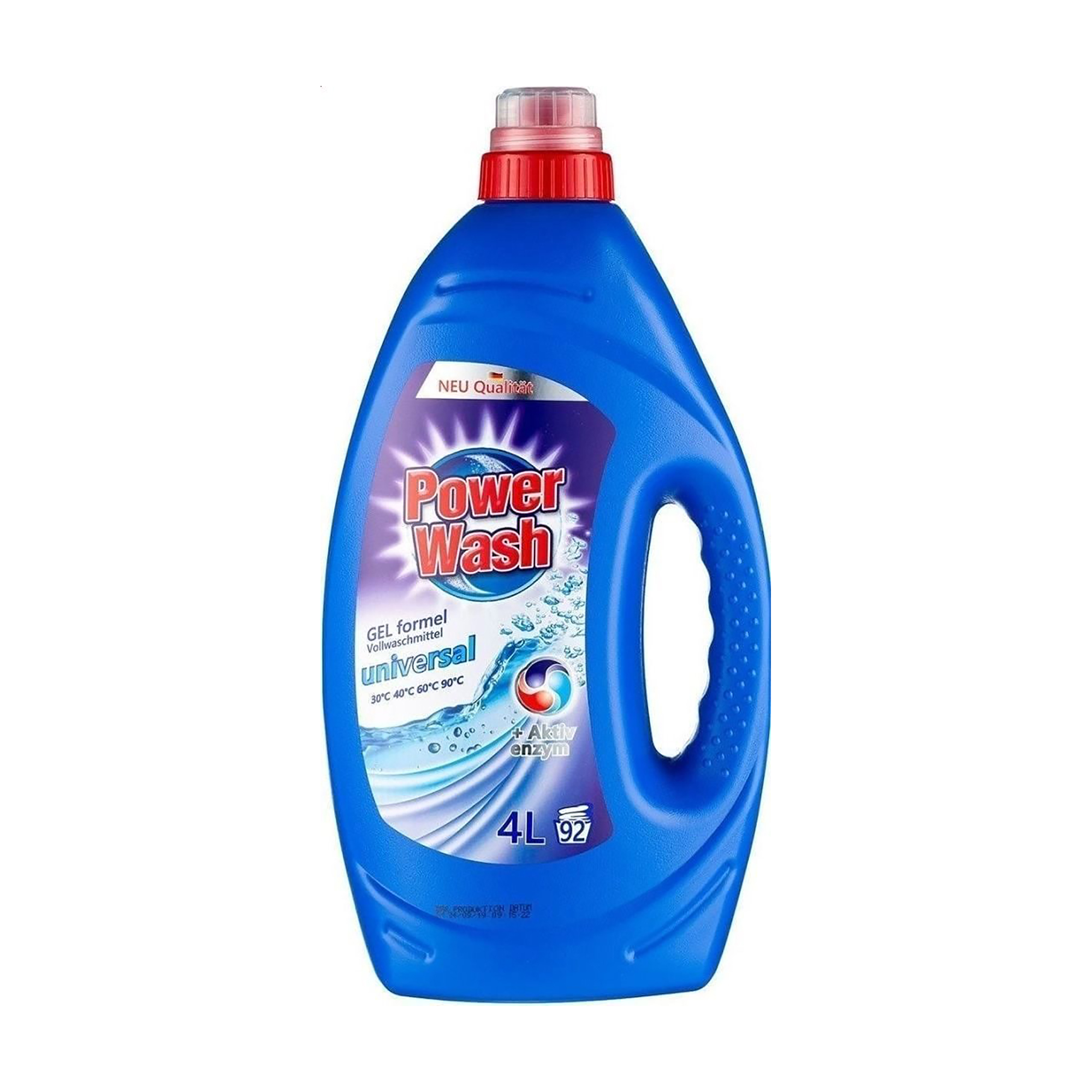 Гель для прання Power Wash Uniwersal Gel, 92 цикла прання, 4 л