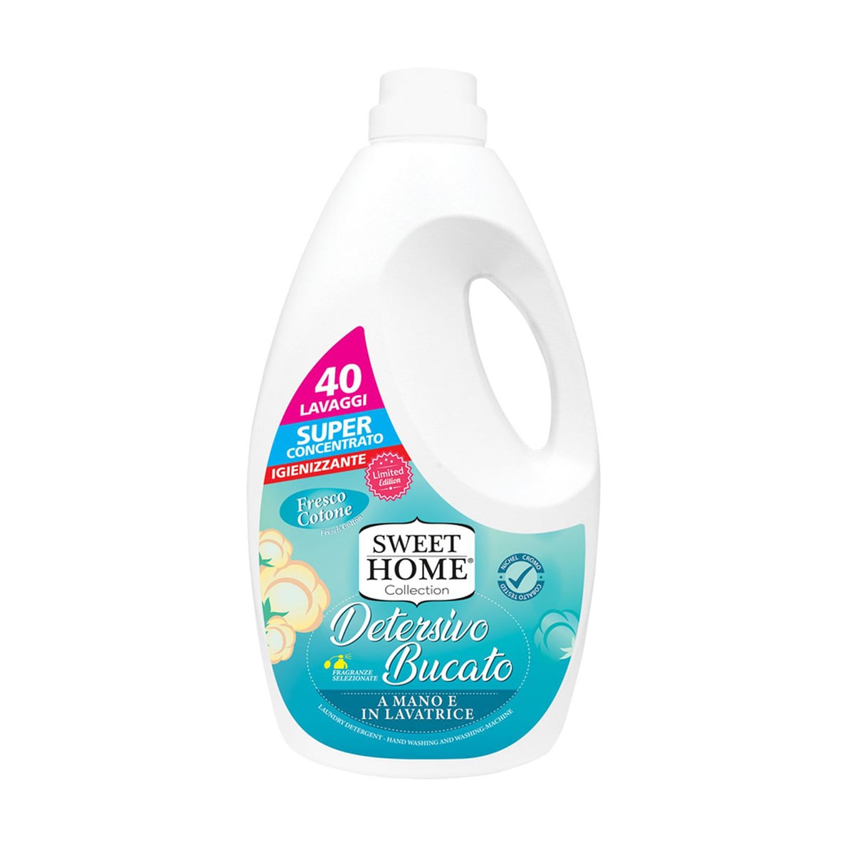 Гель для прання Sweet Home Fresh Cotton 40 циклів прання, 2 л