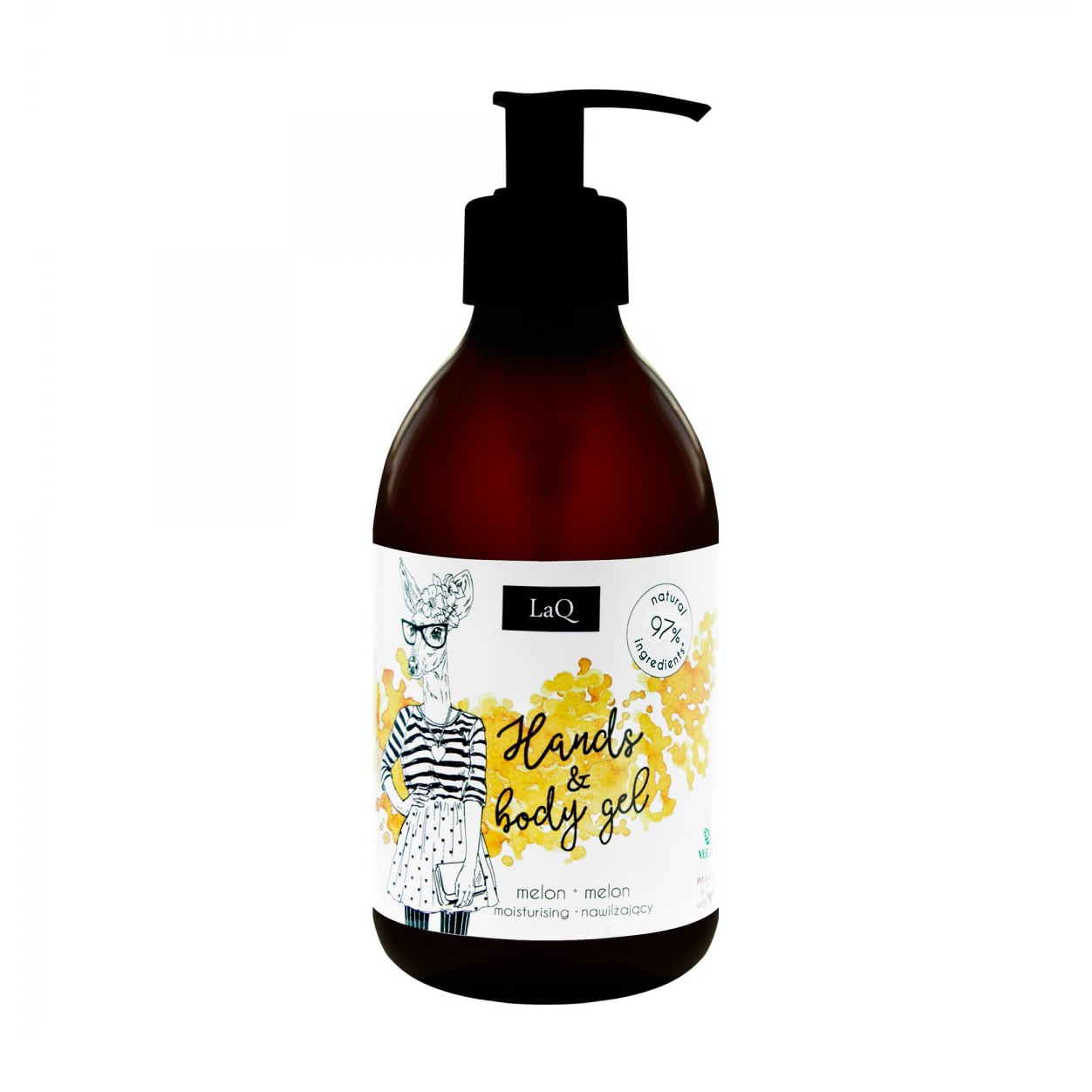 Гель для рук та тіла LaQ Hands &amp; Body Gel Диня, 300 мл