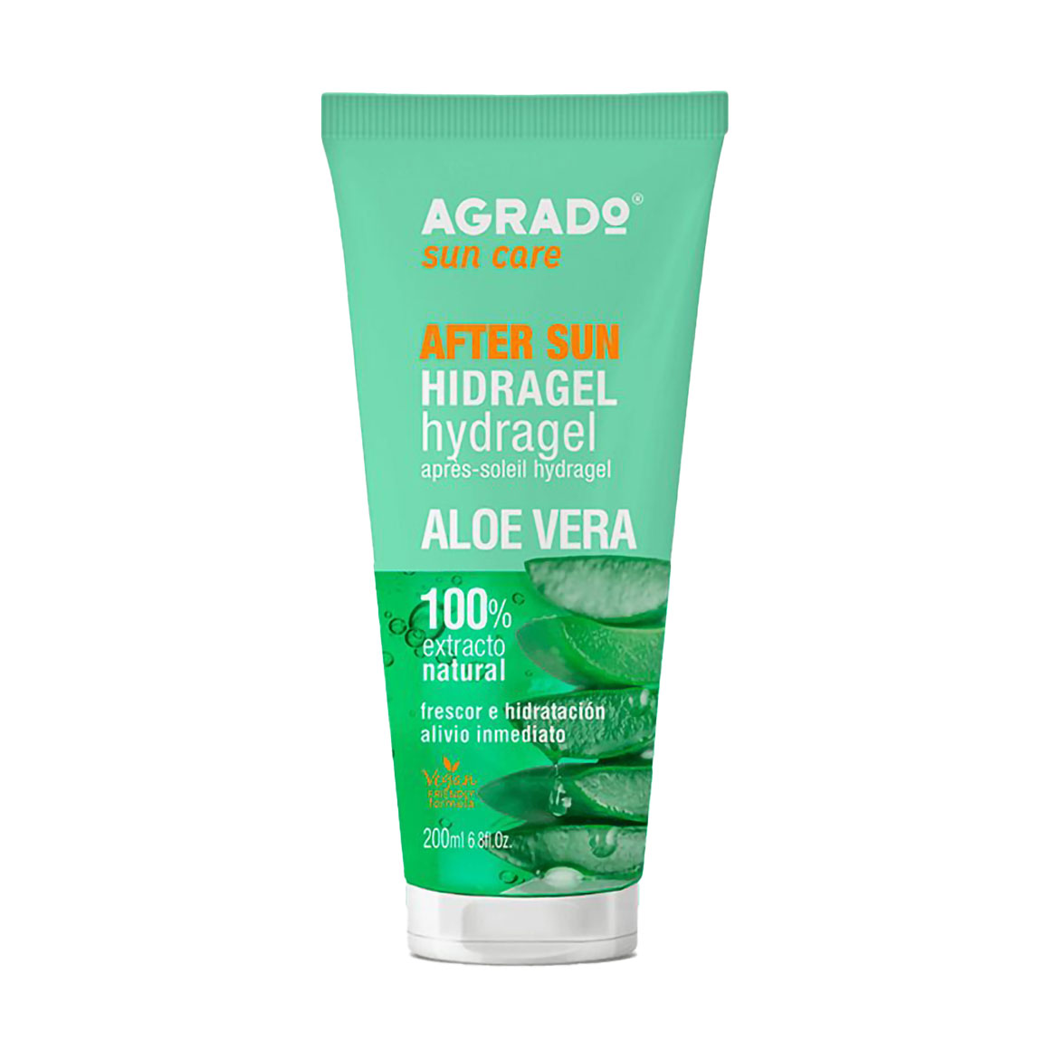 Гель для тіла після засмаги Agrado After Sun Hydragel Aloe Vera з алое вера, 200 мл