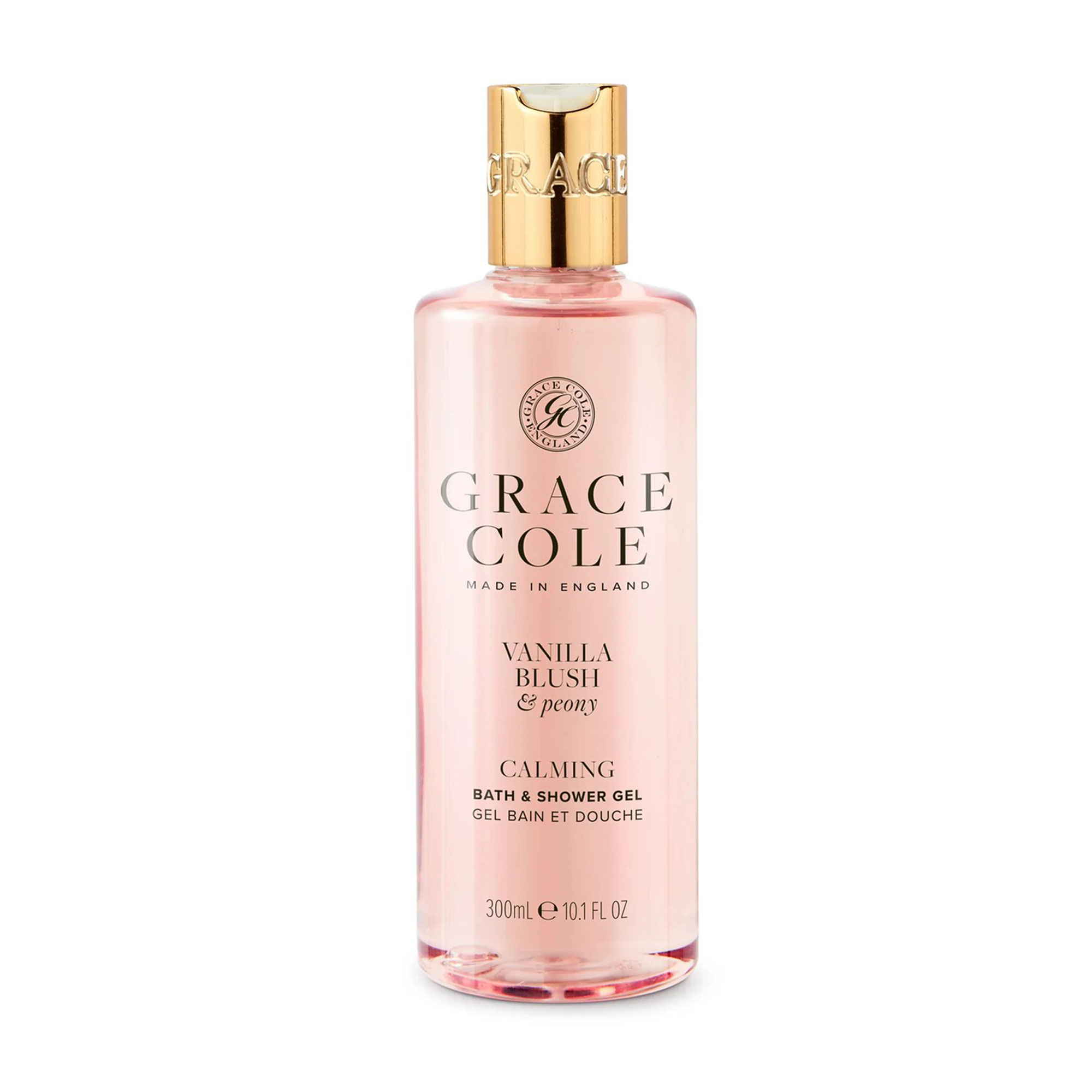 Гель для ванни та душа Grace Cole Calming Bath &amp; Shower Gel Ваніль та півонія, 300 мл