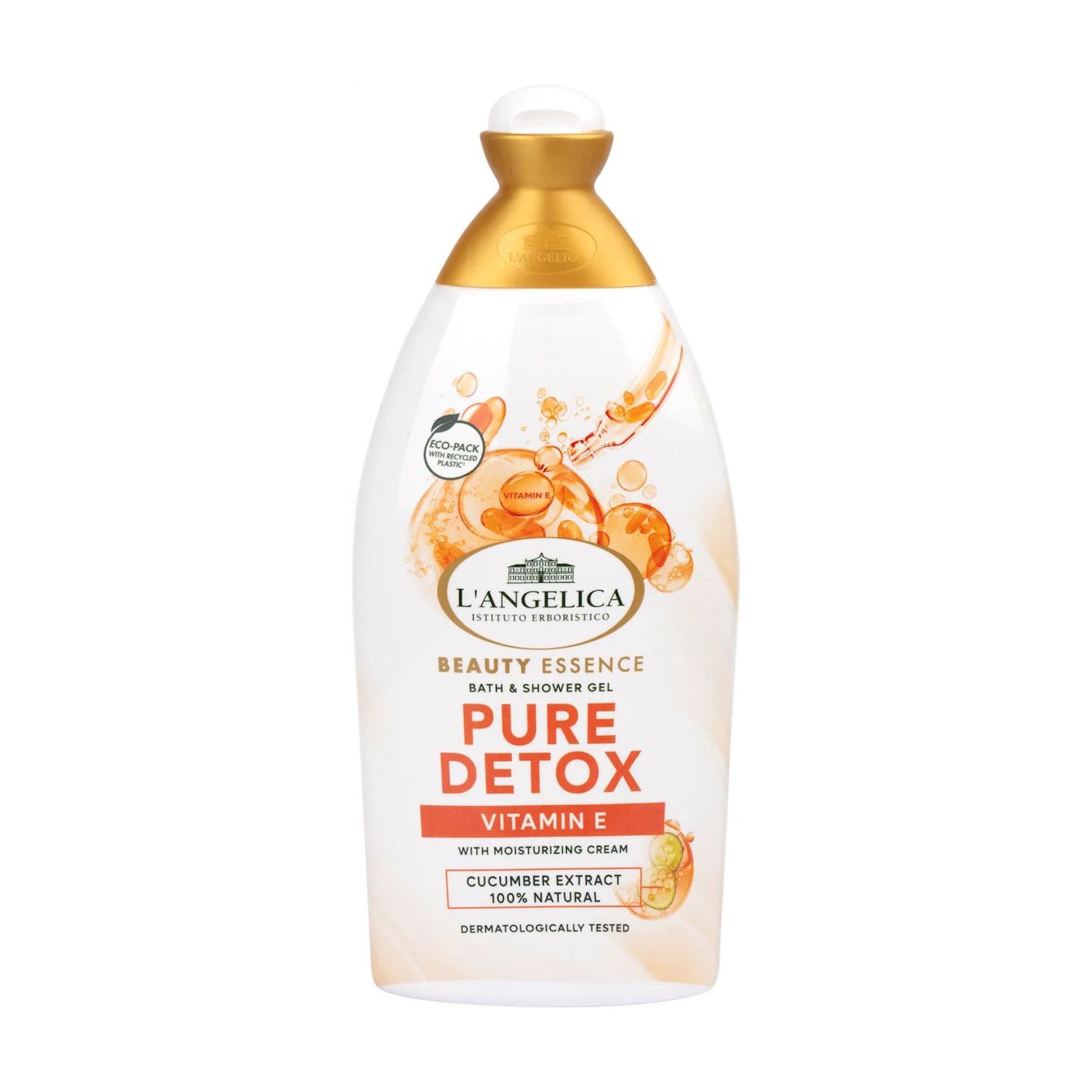 Гель для ванни та душу L'angelica Beauty Essense Pure Detox Bath &amp; Shower Gel з вітаміном Е, 500 мл